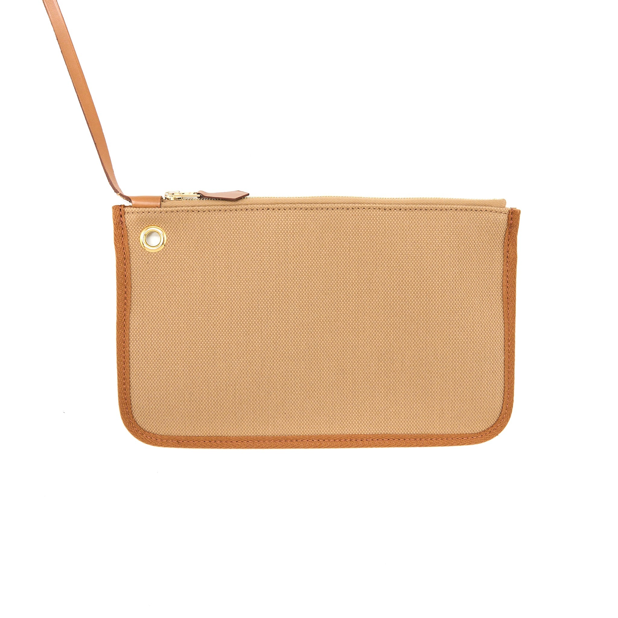 HERMES HERBAG ZIP 31 CANVAS CHAI/SABLE/FAUVE GHW