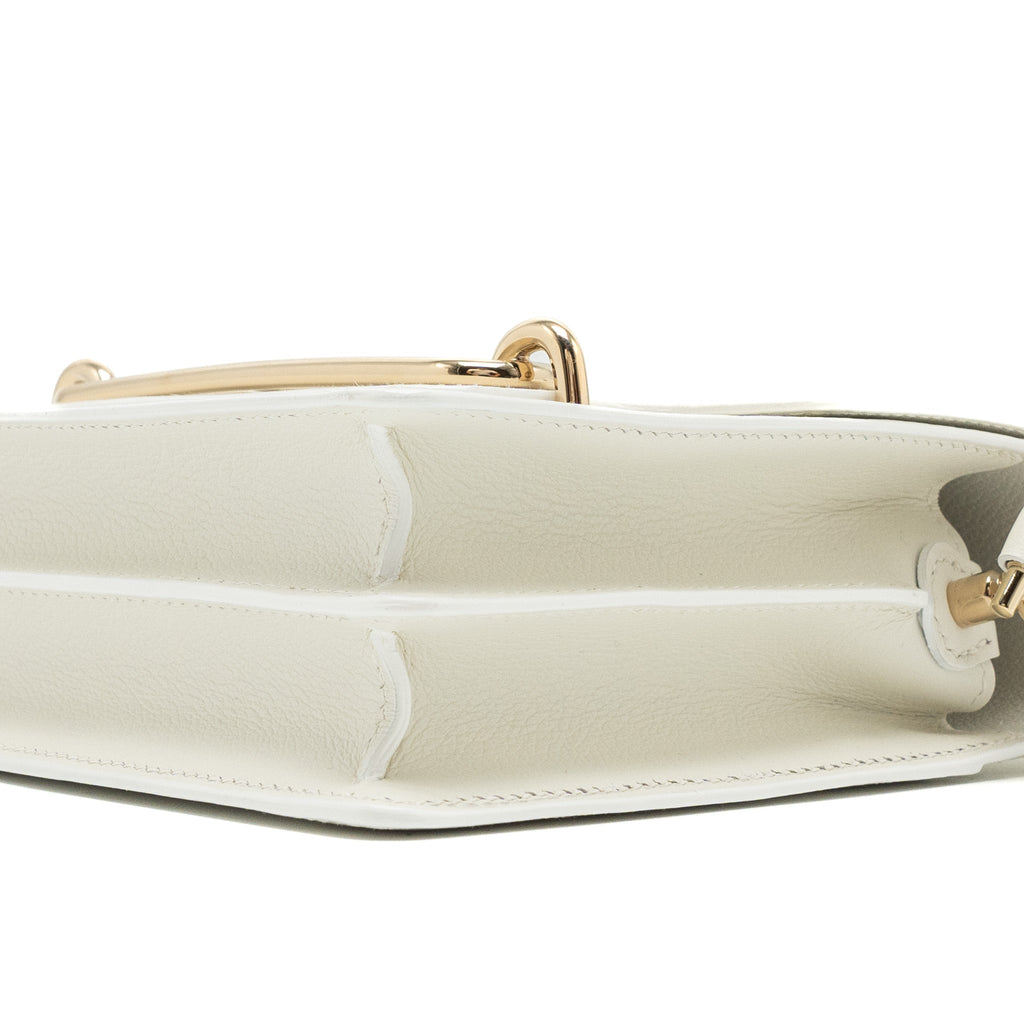 HERMES MINI ROULIS EVERCOLOR BLANC LGHW
