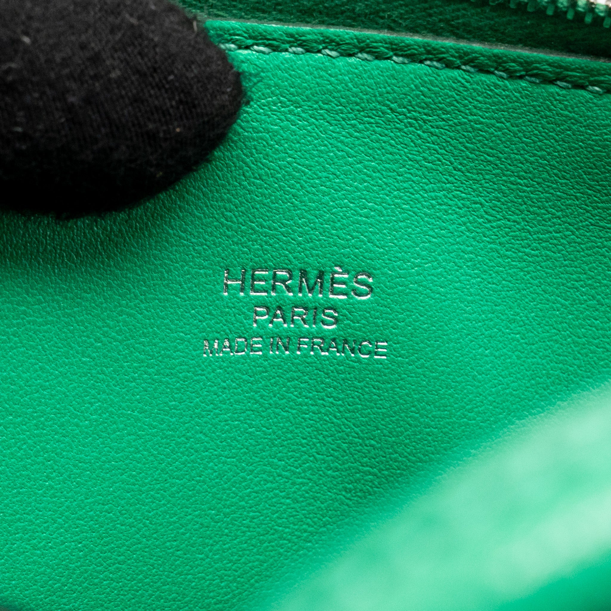 HERMES MINI BOLIDE CHÈVRE MYSORE 6W MENTHE SHW