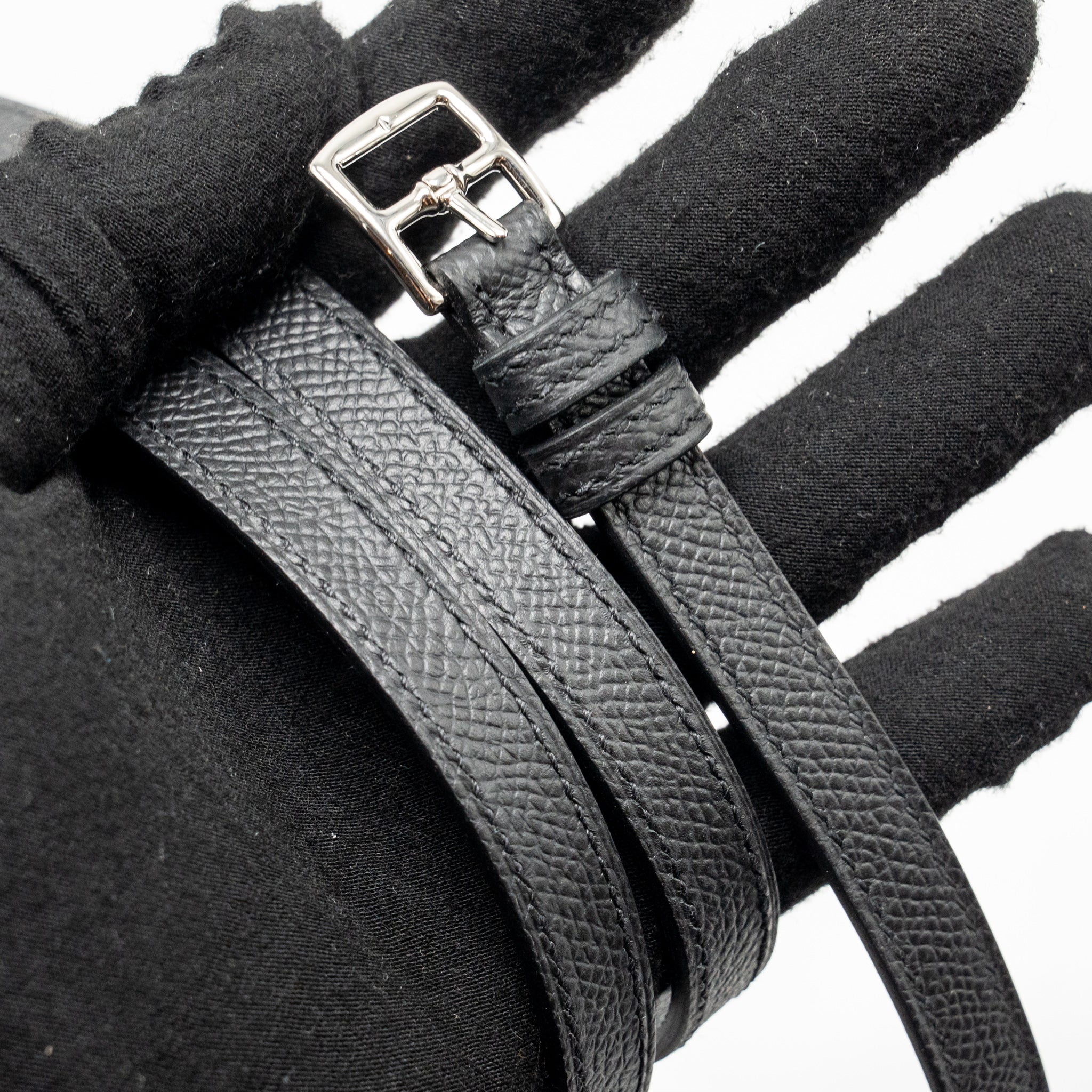 HERMES HERMESNAP EPSOM BLACK SHW