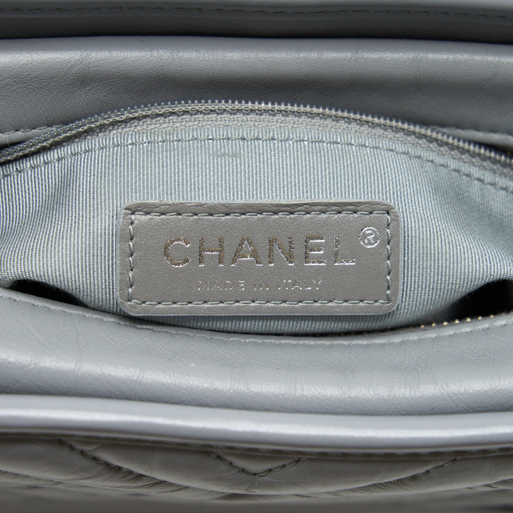 CHANEL CHEVRON SMALL GABRIELLE HOBO BAG GREY WITH MULTICOLOUR HARDWARE