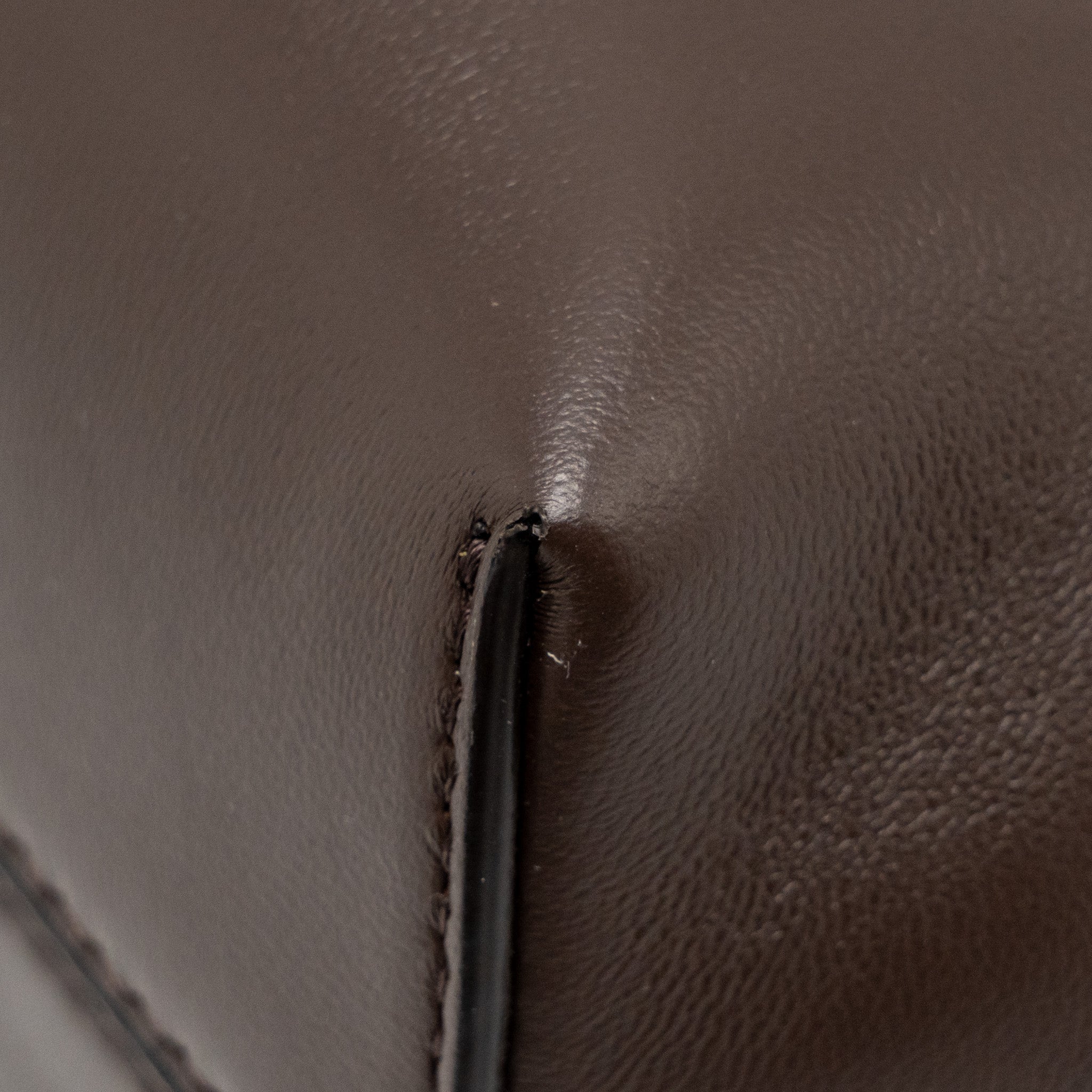 FENDI SMALL FENDI FIRST CLUTCH BAG NAPPA BROWN GHW