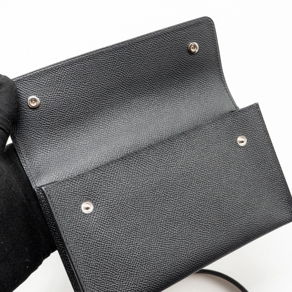 HERMES HERMESNAP EPSOM BLACK SHW