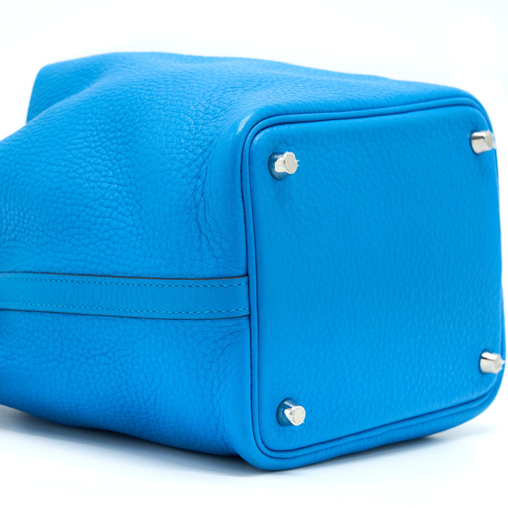 HERMES PICOTIN 18 CLEMENCE BLUE SHW