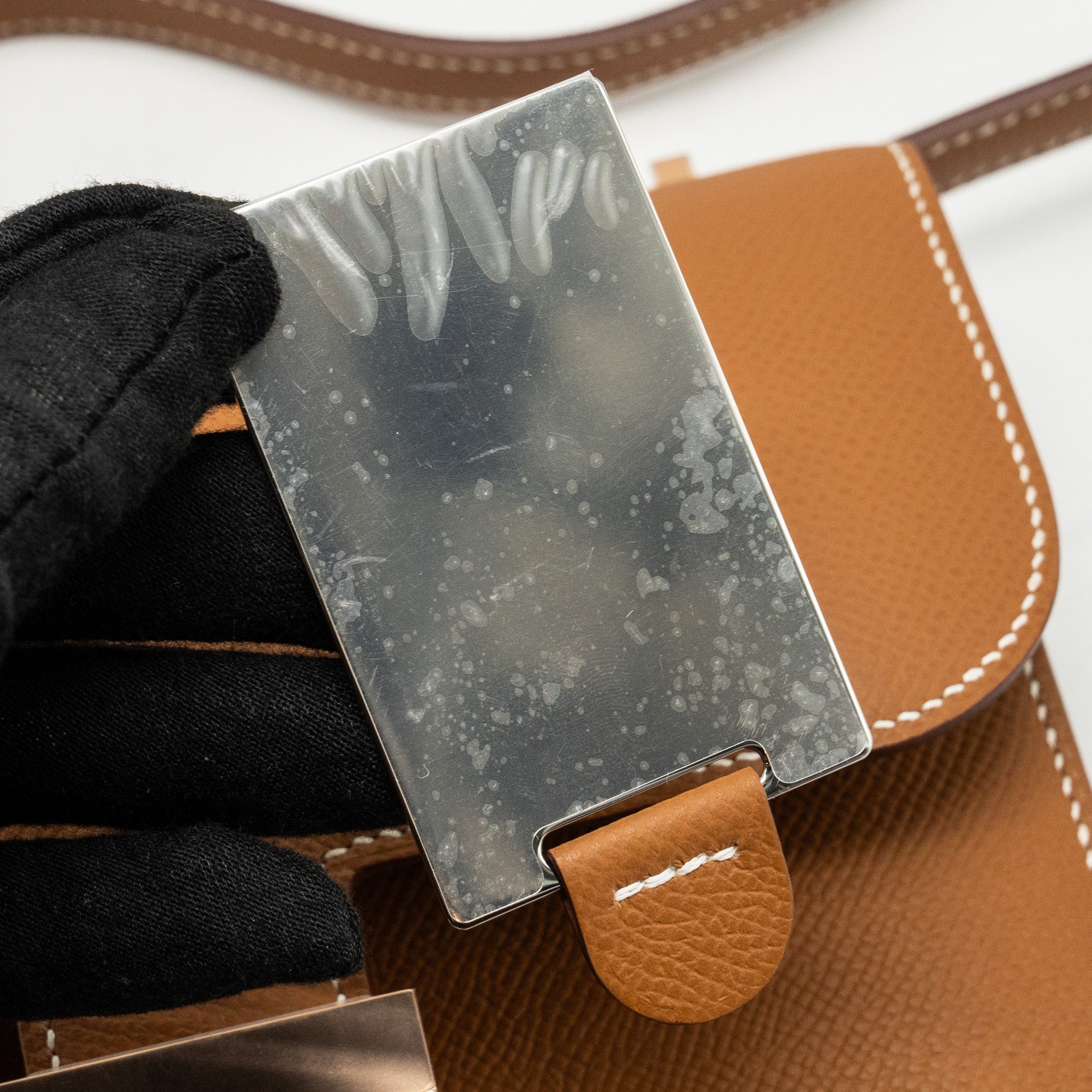 HERMES MINI CONSTANCE EPSOM GOLD RGHW