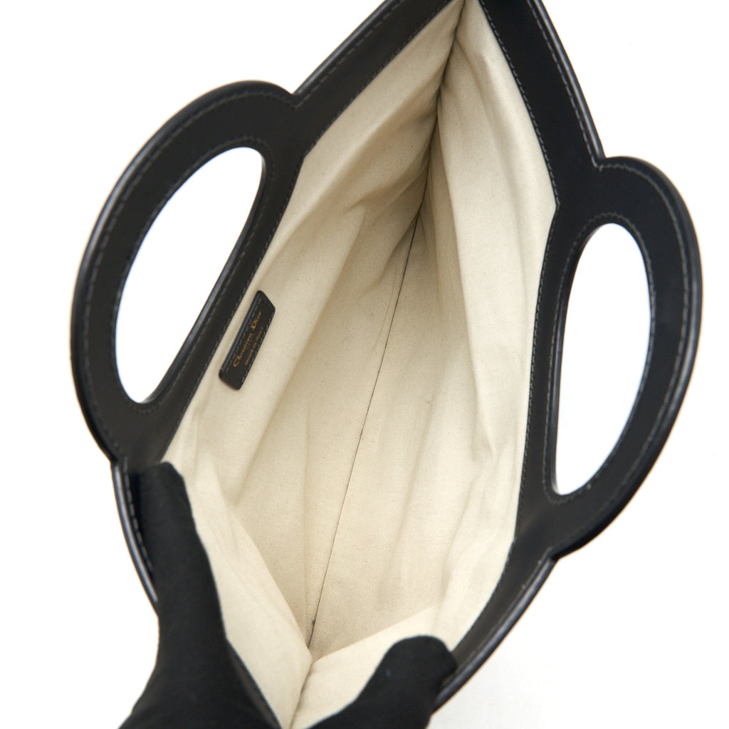 DIOR FOLDER CLUTCH OBLIQUE CANVAS