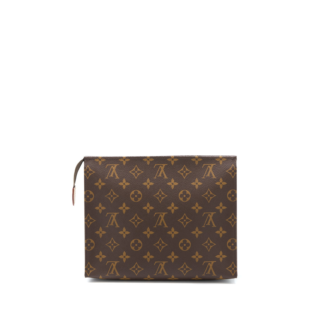 LOUIS VUITTON TOILETRY POCHETTE 26 MONOGRAM CANVAS GHW