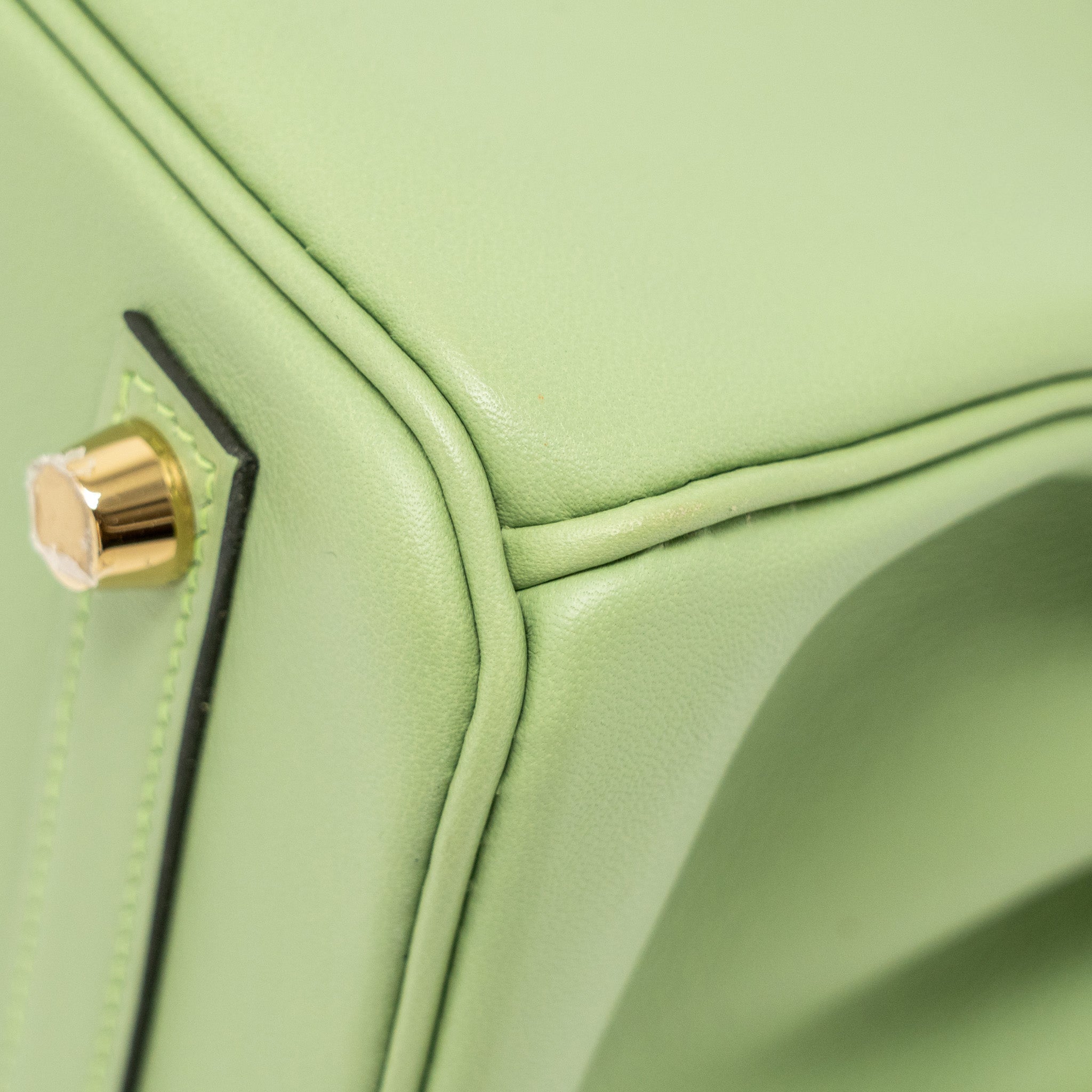 HERMES BIRKIN 25 SWIFT VERT CRIQUET GHW