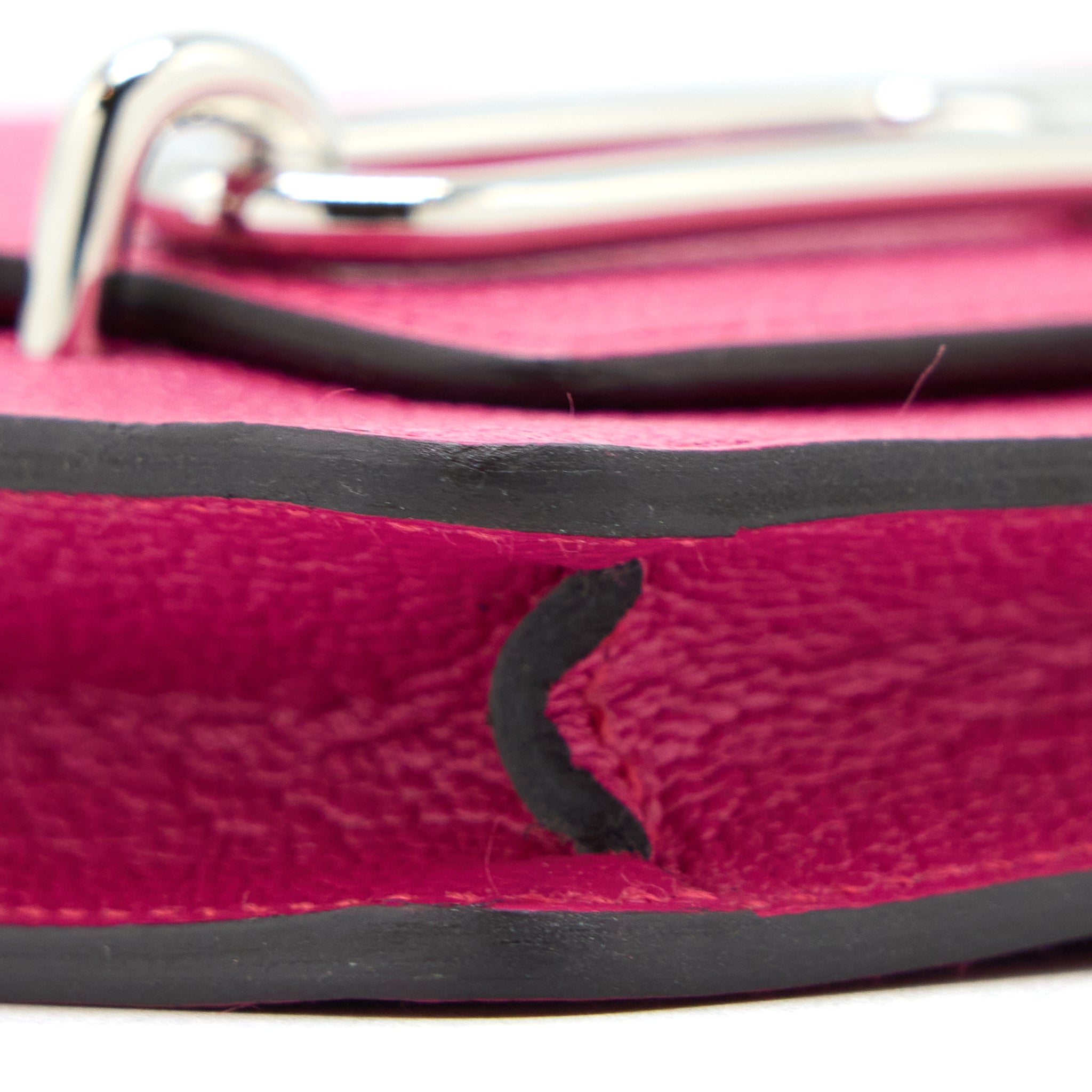 HERMES ROULIS SLIM CHÈVRE MYSORE 5R ROSE SHOCKING SHW