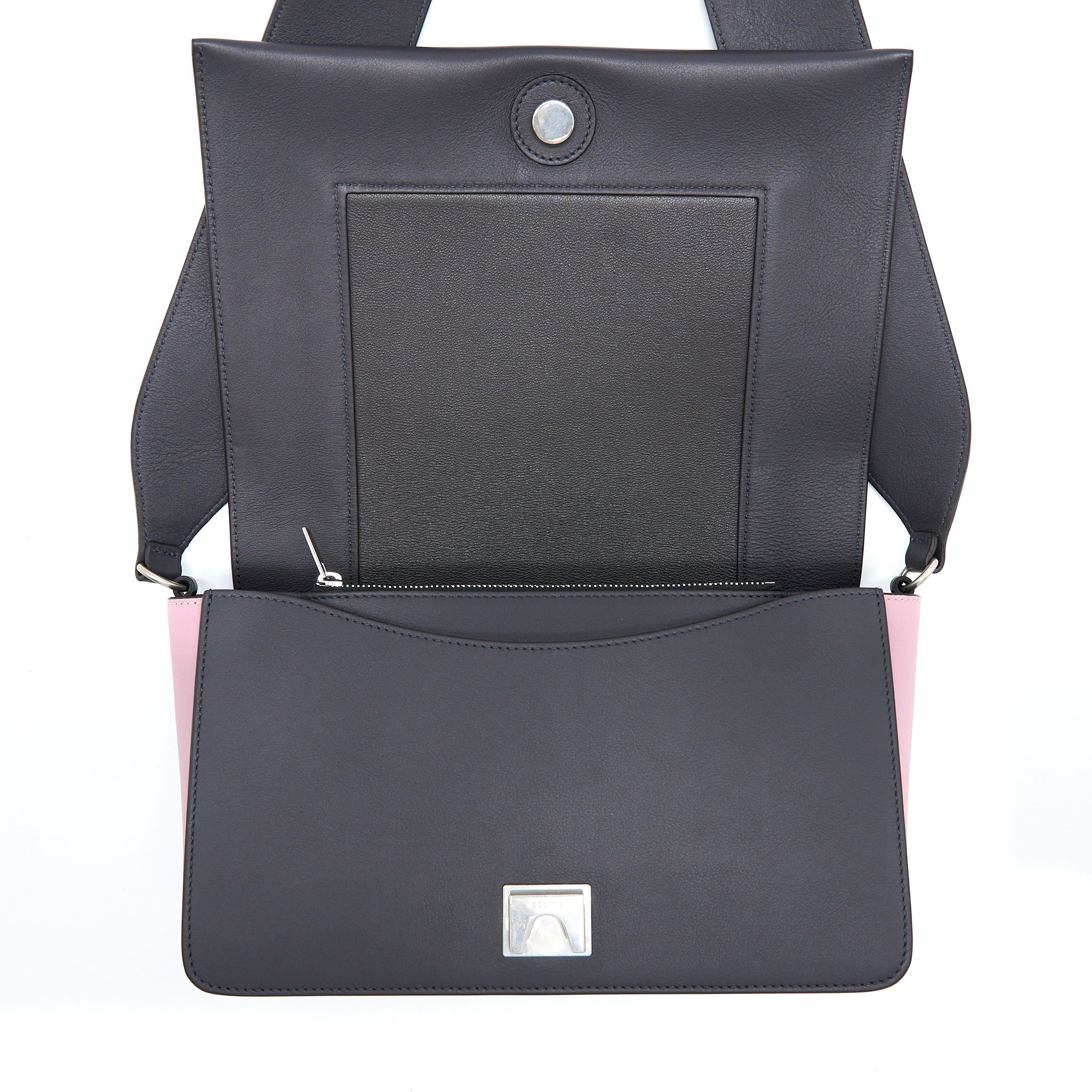 CELINE FRAME BAG MULTICOLOUR LIQUORICE / ANTIQUE ROSE