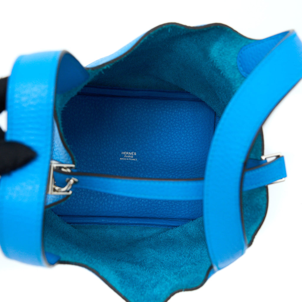 HERMES PICOTIN 18 CLEMENCE BLUE SHW