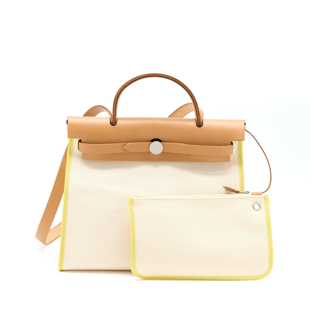 HERMES HERBAG 31 CANVAS MULTICOLOUR SHW