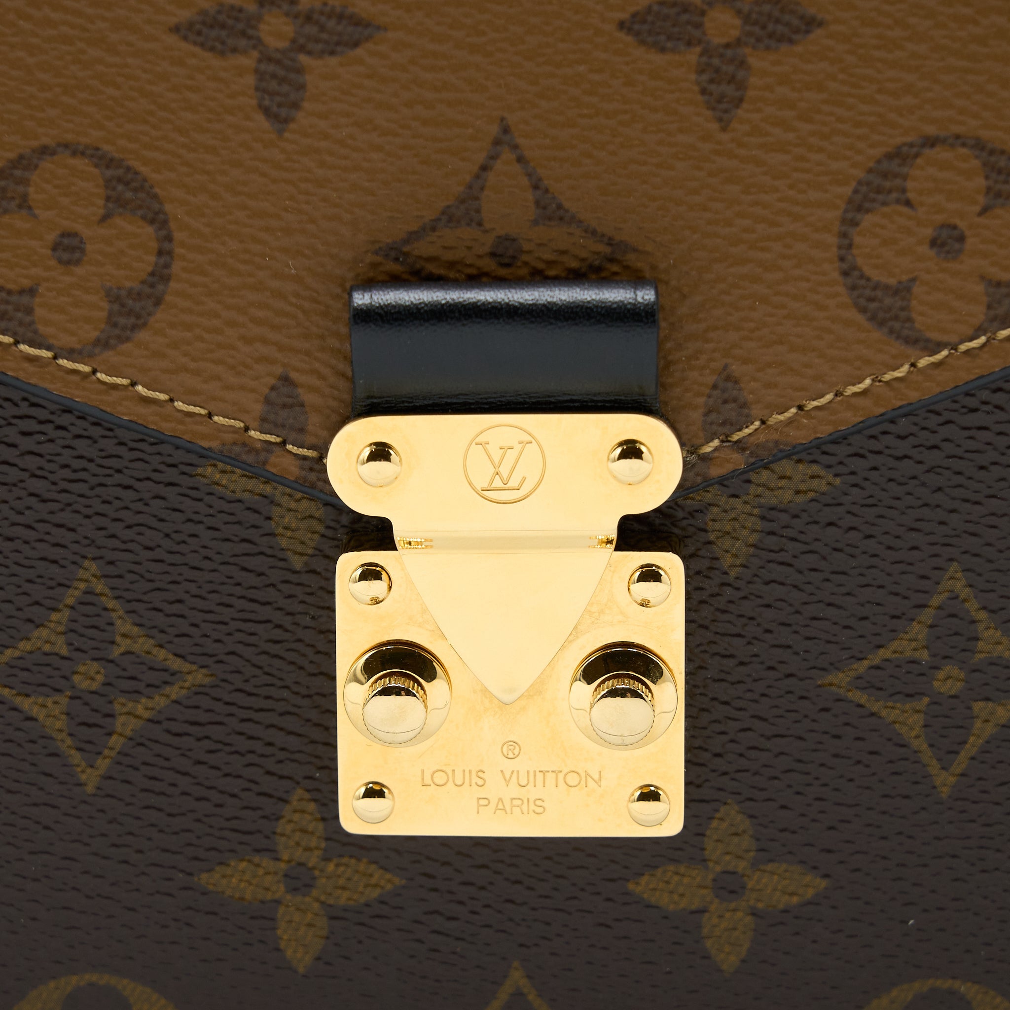 LOUIS VUITTON POCHETTE MÉTIS MONOGRAM REVERSE CANVAS GHW