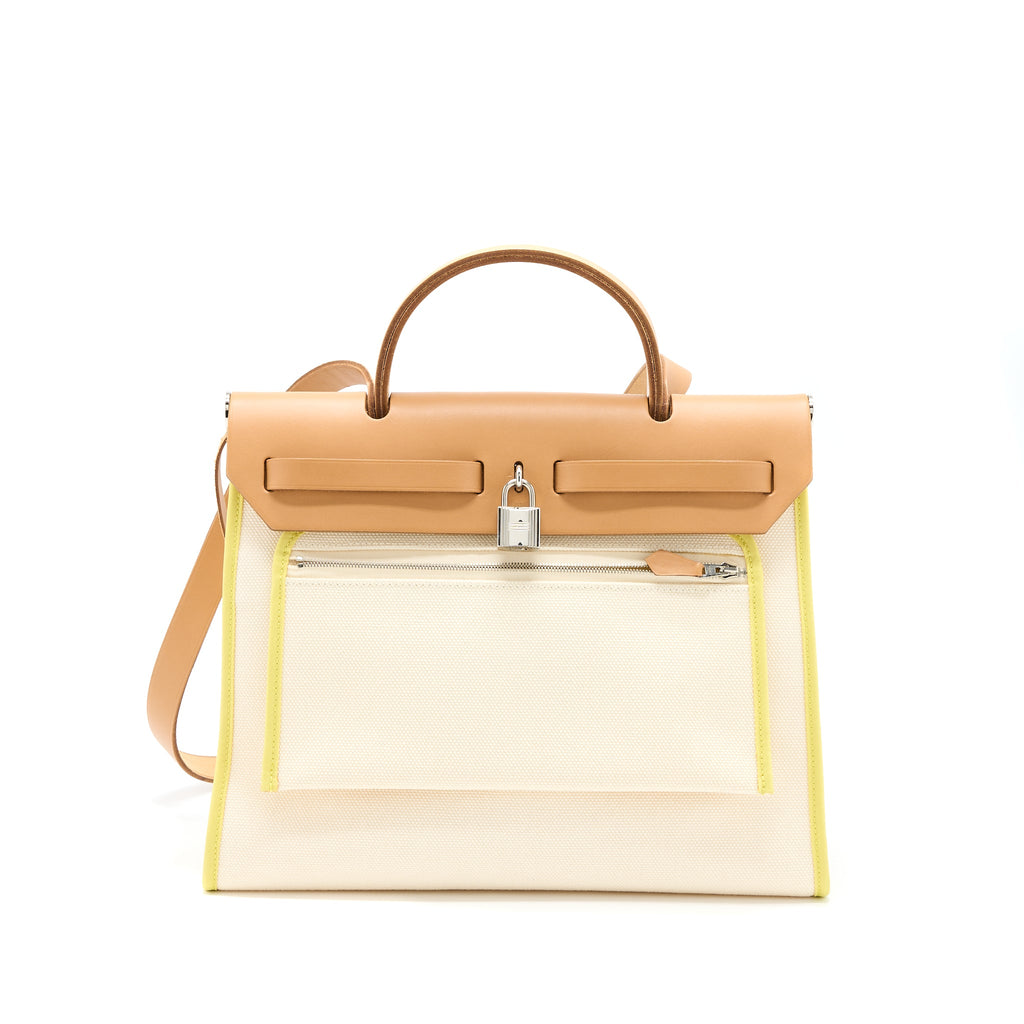 HERMES HERBAG 31 CANVAS MULTICOLOUR SHW