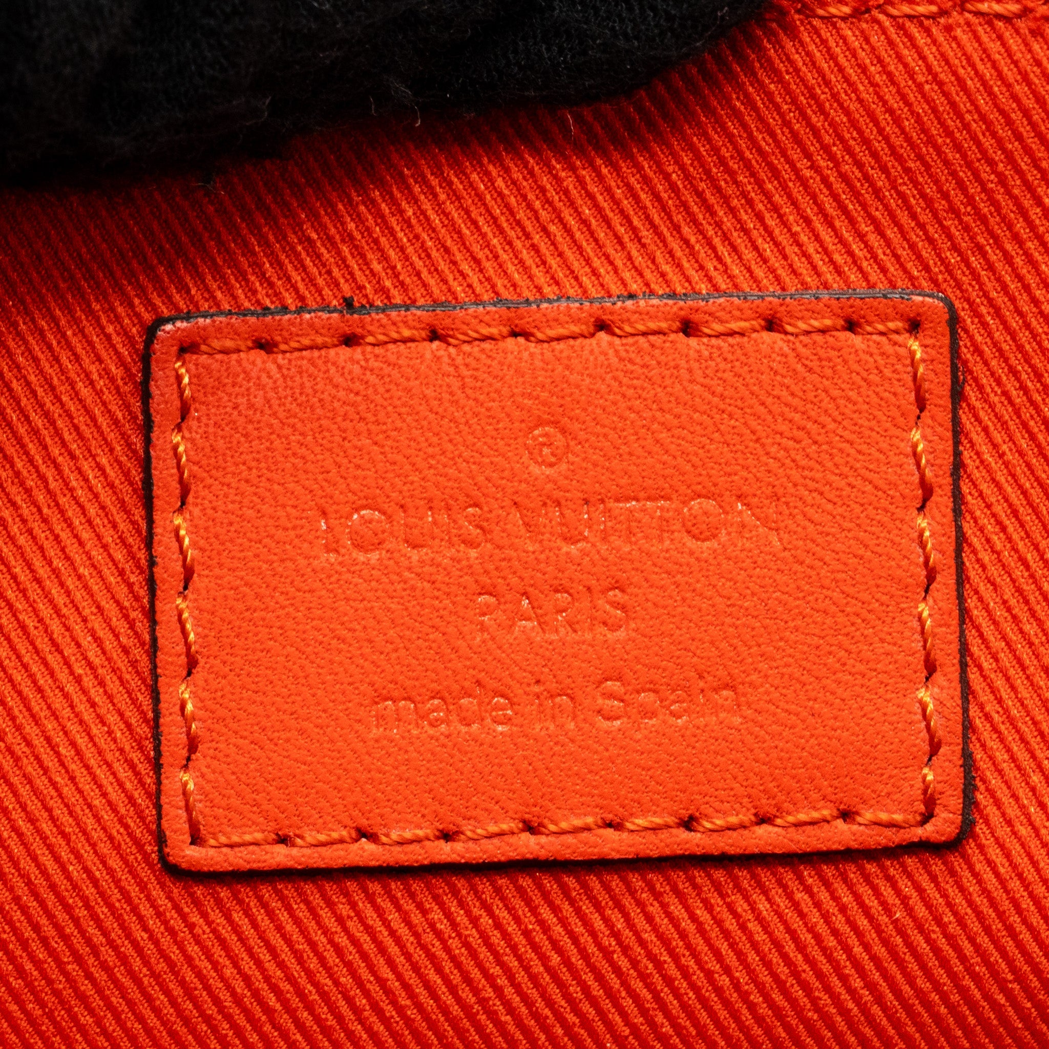 LOUIS VUITTON PORTE-DOCUMENTS JOUR DAMIER INFINI ORANGE SHW