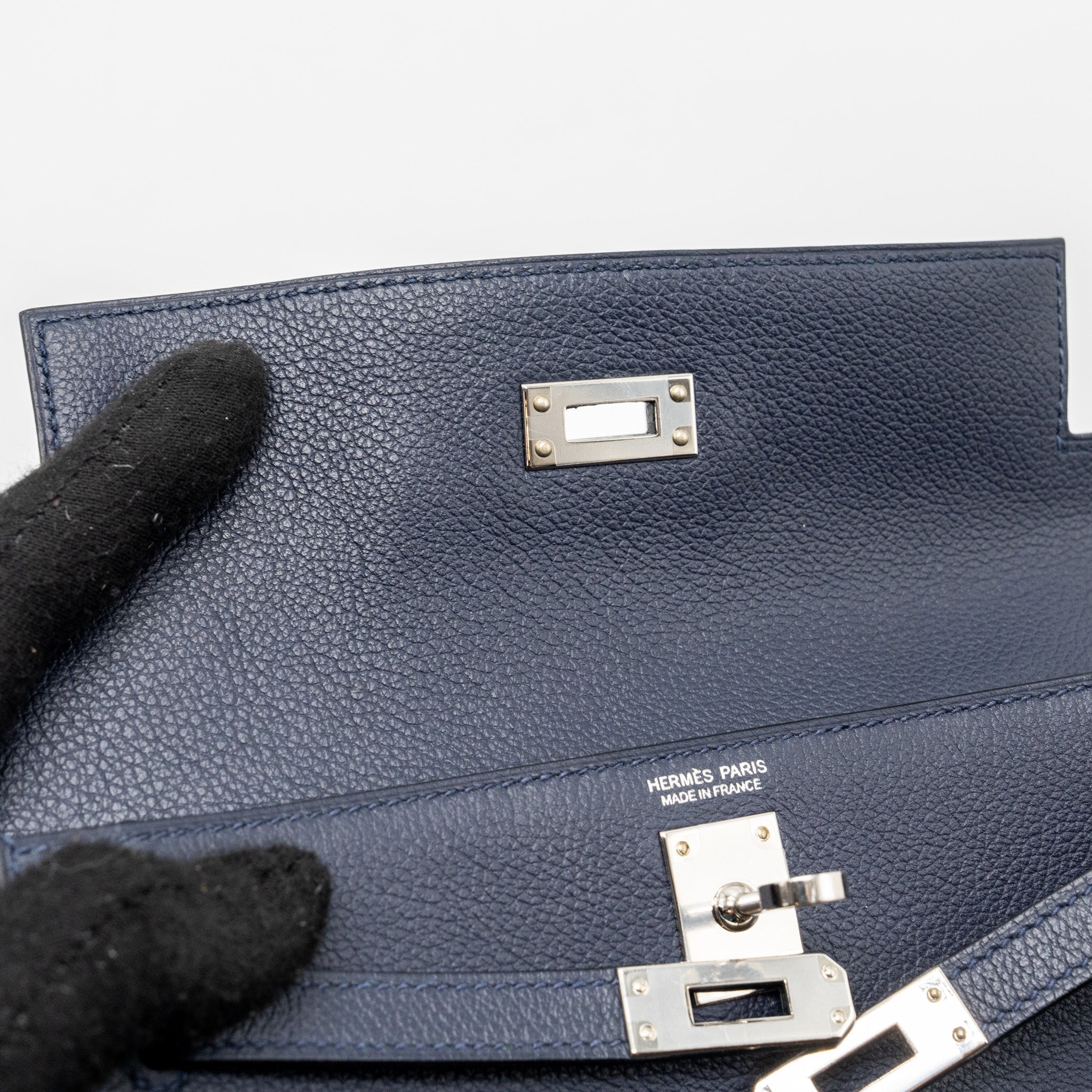 HERMES KELLY DANSE EVERCOLOR BLUE NUIT SHW