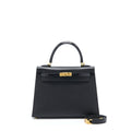 HERMES KELLY 25 SELLIER TOUCH MADAME / CROCODILE BLACK GHW