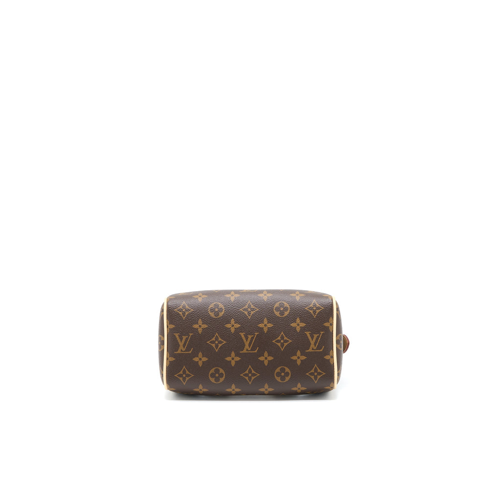 LOUIS VUITTON SPEEDY BANDOULIERE 20 MONOGRAM CANVAS BLACK/MULTICOLOUR STRAP GHW (NEW VERSION)