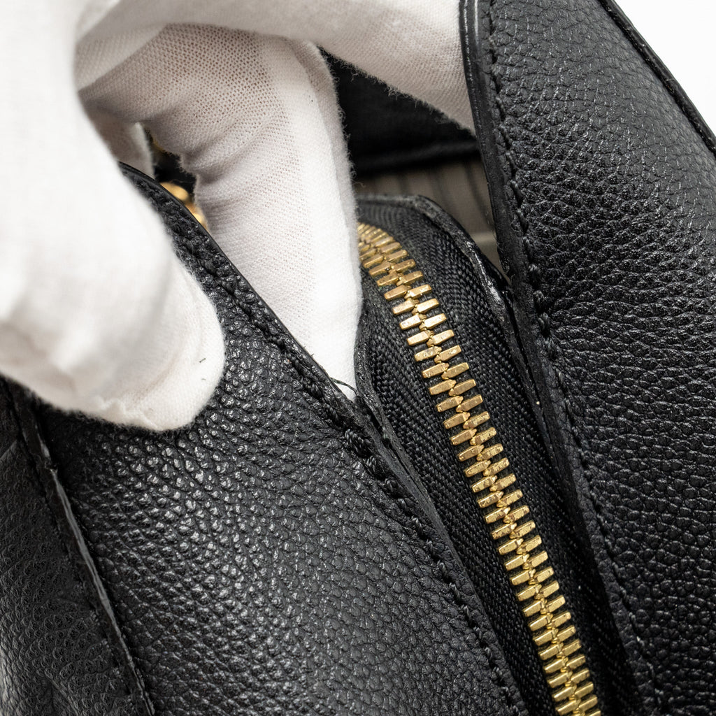 LOUIS VUITTON MONTAIGNE BB MONOGRAM EMPREINTE BLACK GHW