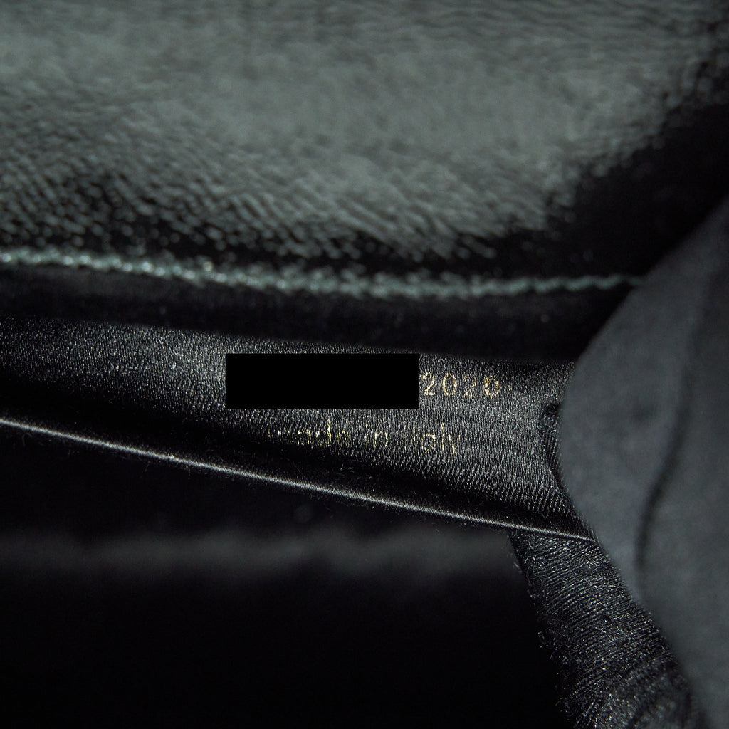 SAINT LAURENT / YSL CLUTCH PATENT BLACK