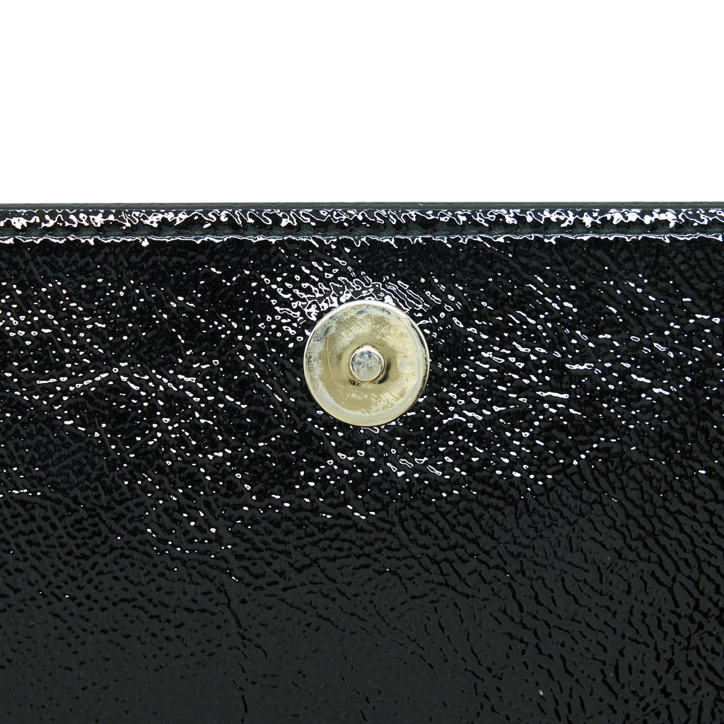 SAINT LAURENT / YSL CLUTCH PATENT BLACK