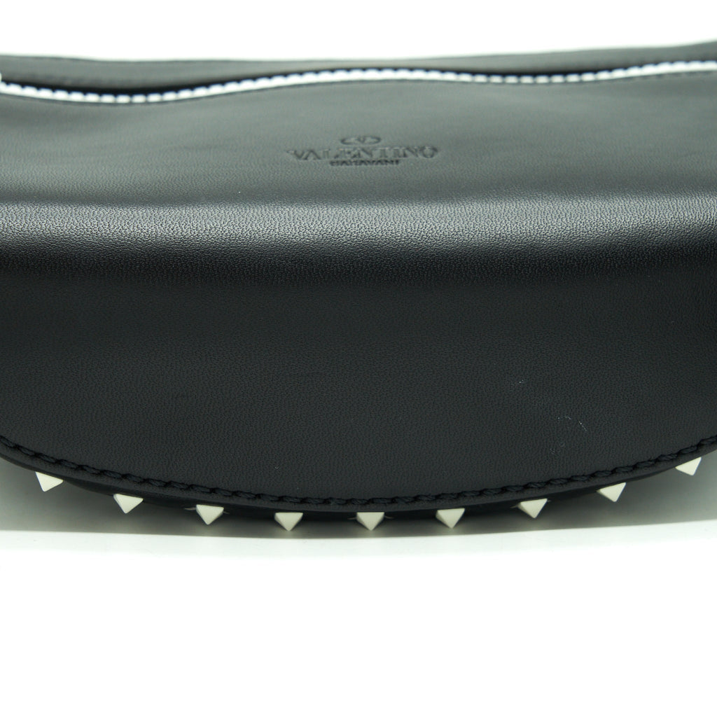 VALENTINO ROCKSTUD BELT BAG BLACK