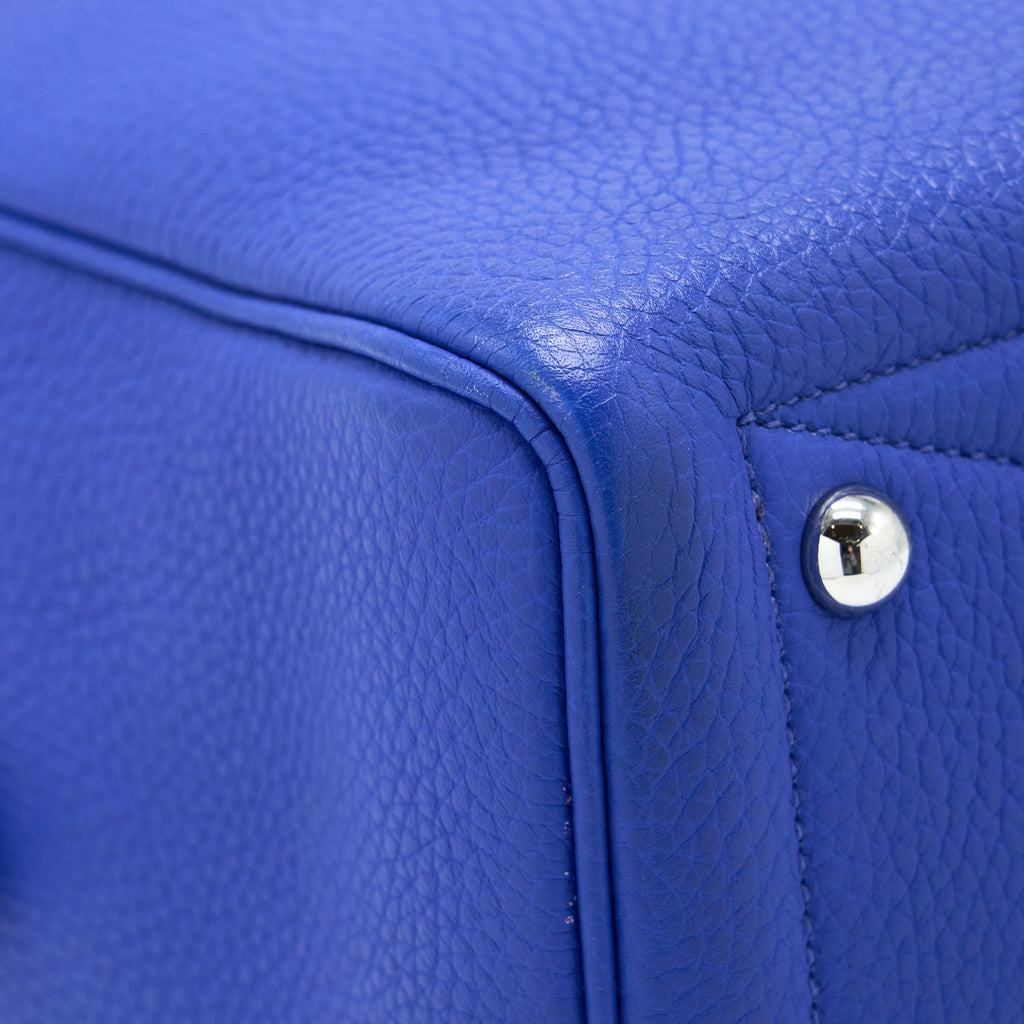 HERMES VICTORIA 35 CLEMENCE ELECTRIC BLUE SHW