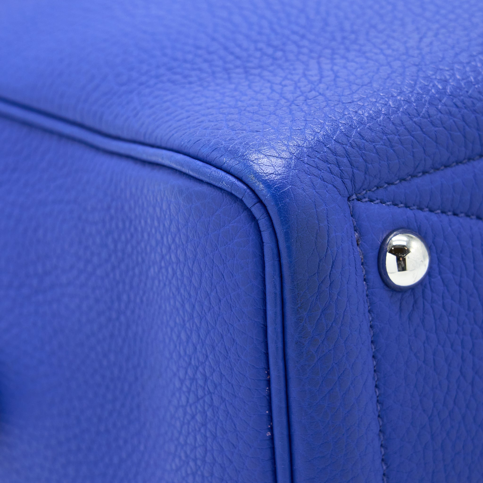 HERMES VICTORIA 35 CLEMENCE ELECTRIC BLUE SHW