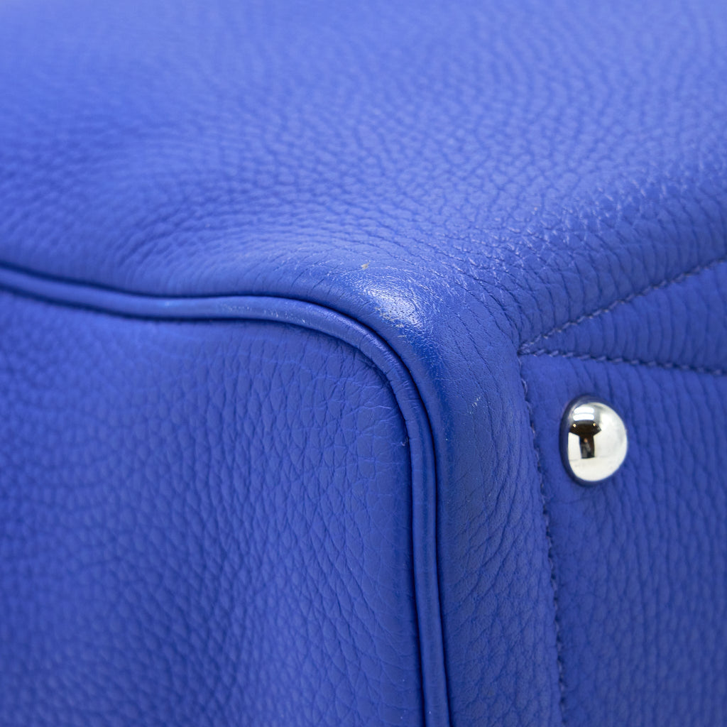 HERMES VICTORIA 35 CLEMENCE ELECTRIC BLUE SHW
