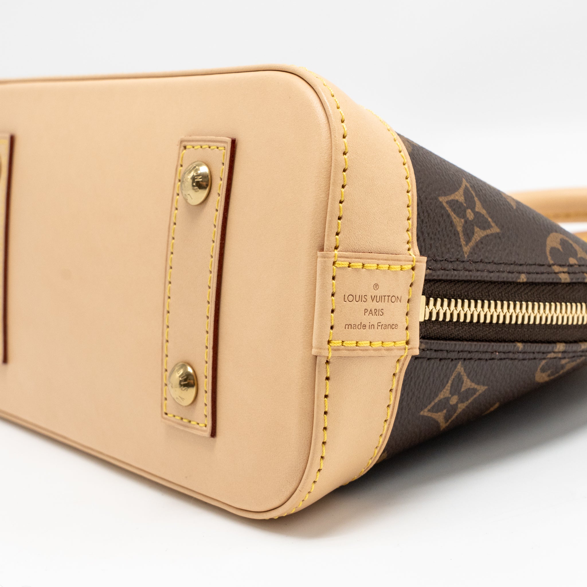 LOUIS VUITTON ALMA BB MONOGRAM CANVAS GHW