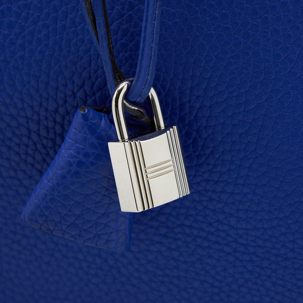 HERMES VICTORIA 35 CLEMENCE ELECTRIC BLUE SHW