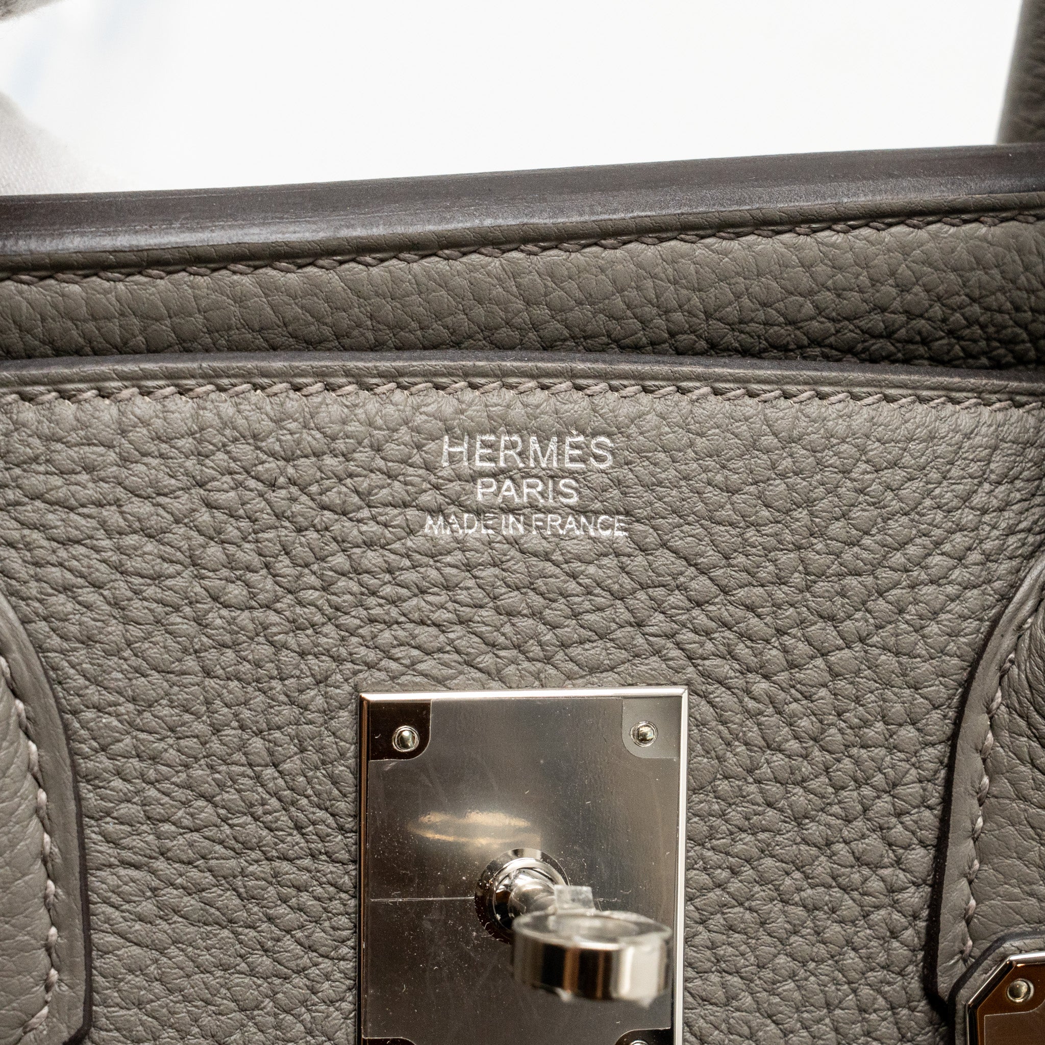 HERMES BIRKIN 30 TOGO GRIS MEYER SHW