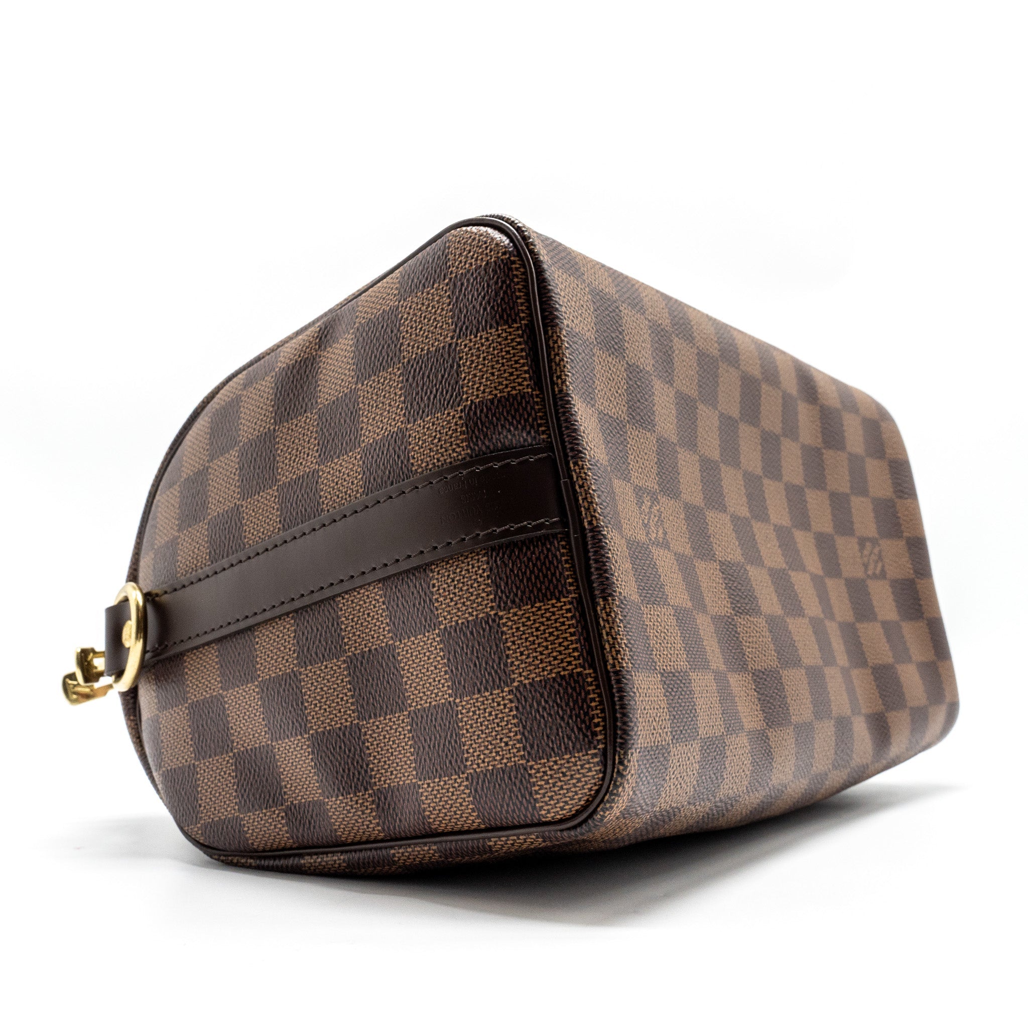 LOUIS VUITTON SPEEDY BANDOULIERE 25 DAMIER EBENE CANVAS GHW
