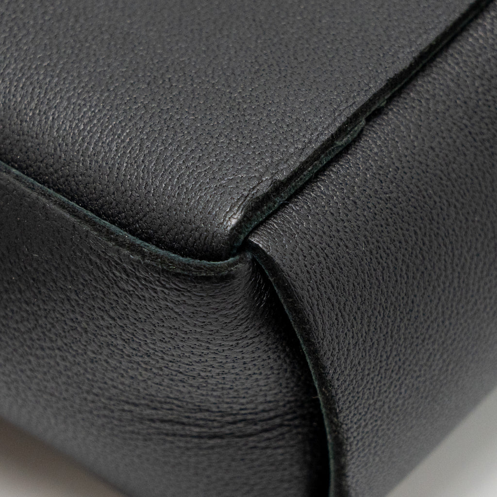 BOTTEGA VENETA CASSETTE BELT BAG LAMBSKIN BLACK GHW