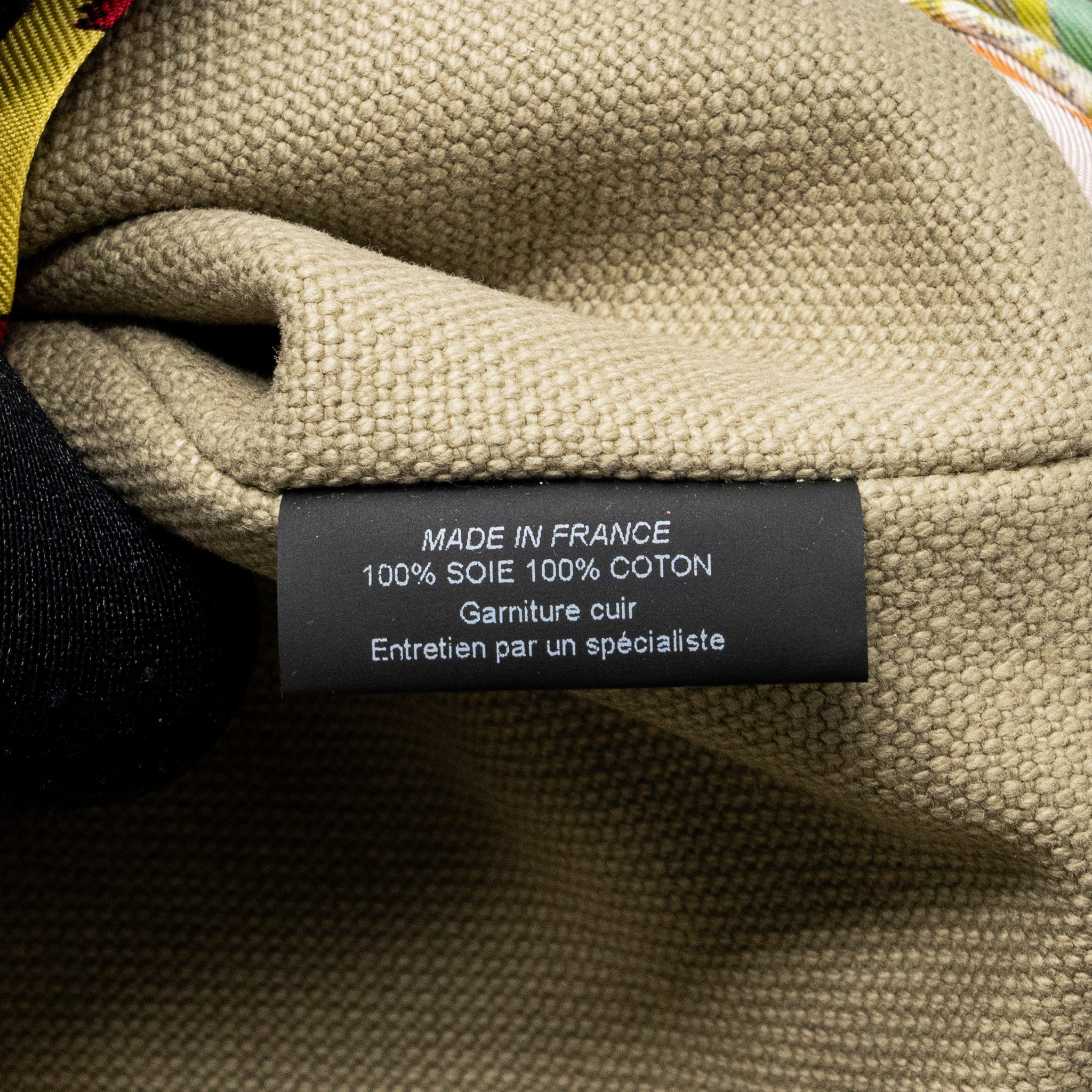 HERMES PETIT SAC DE TOILE/CLEMENCE MULTICOLOUR SHW