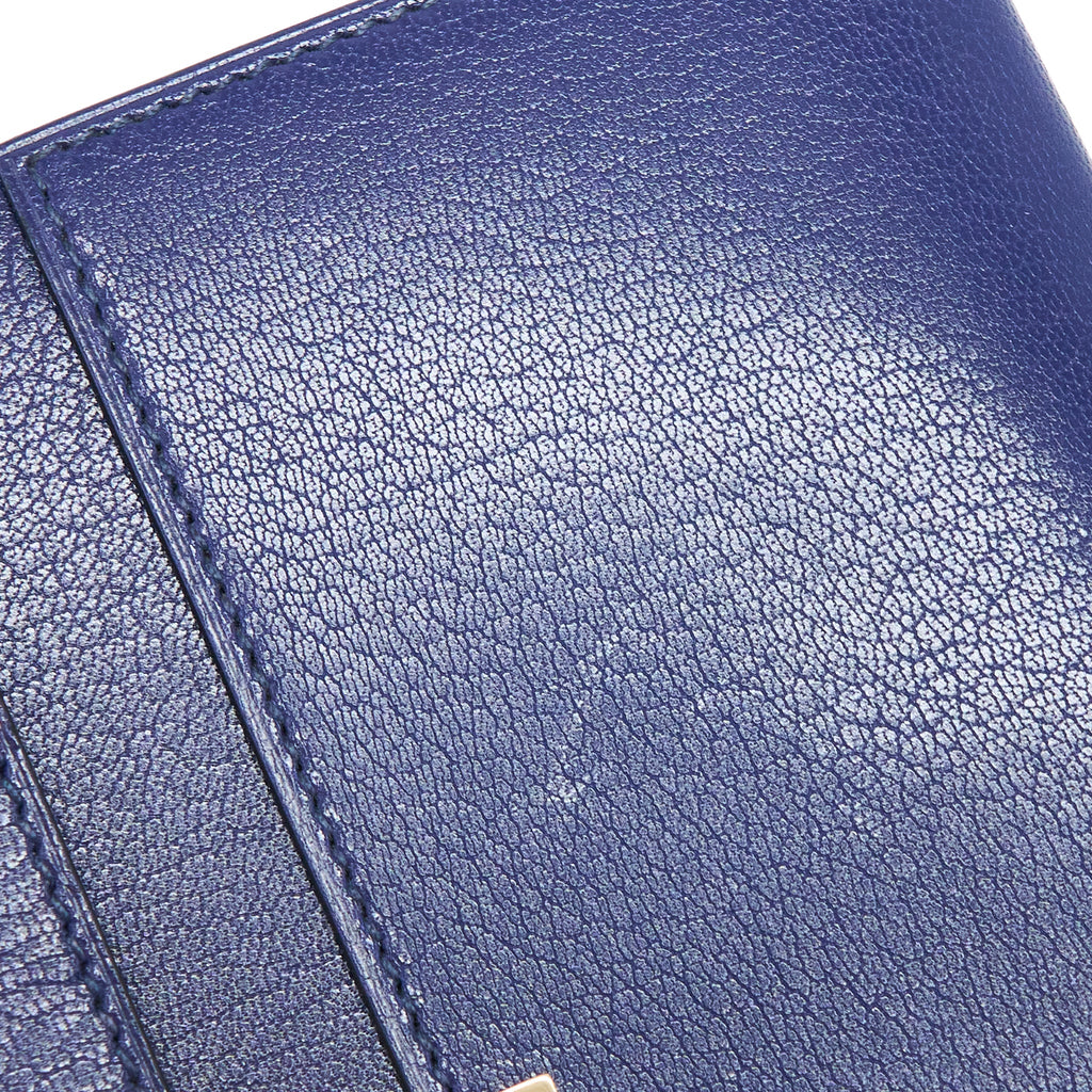 HERMES CINHETIC TO GO CHEVRE CHAMKILA BLUE SAPPHIRE GHW