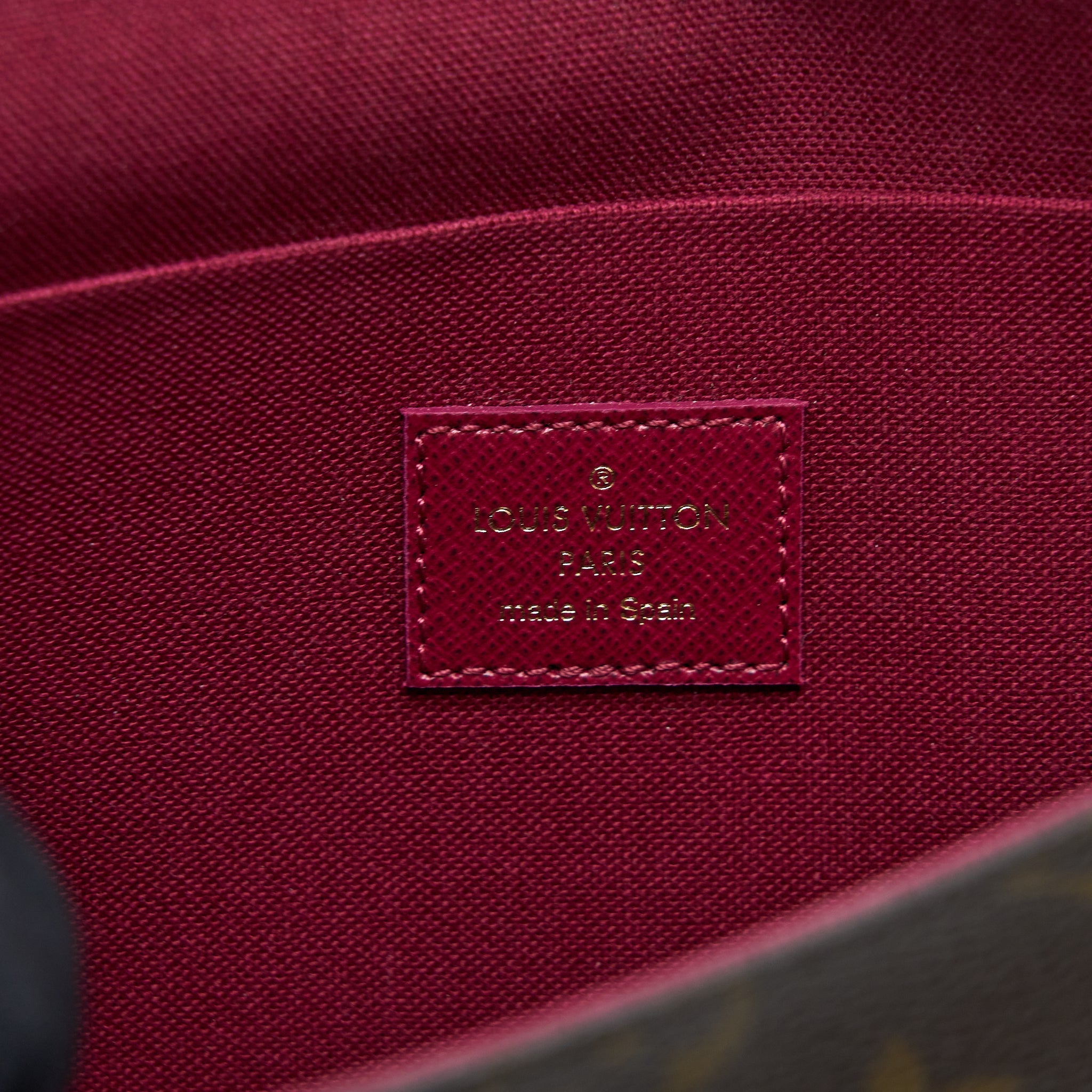 LOUIS VUITTON FELICIE POCHETTE MONOGRAM CANVAS GHW