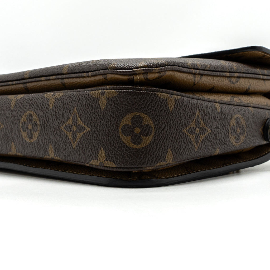 LOUIS VUITTON POCHETTE MÉTIS MONOGRAM REVERSE CANVAS GHW