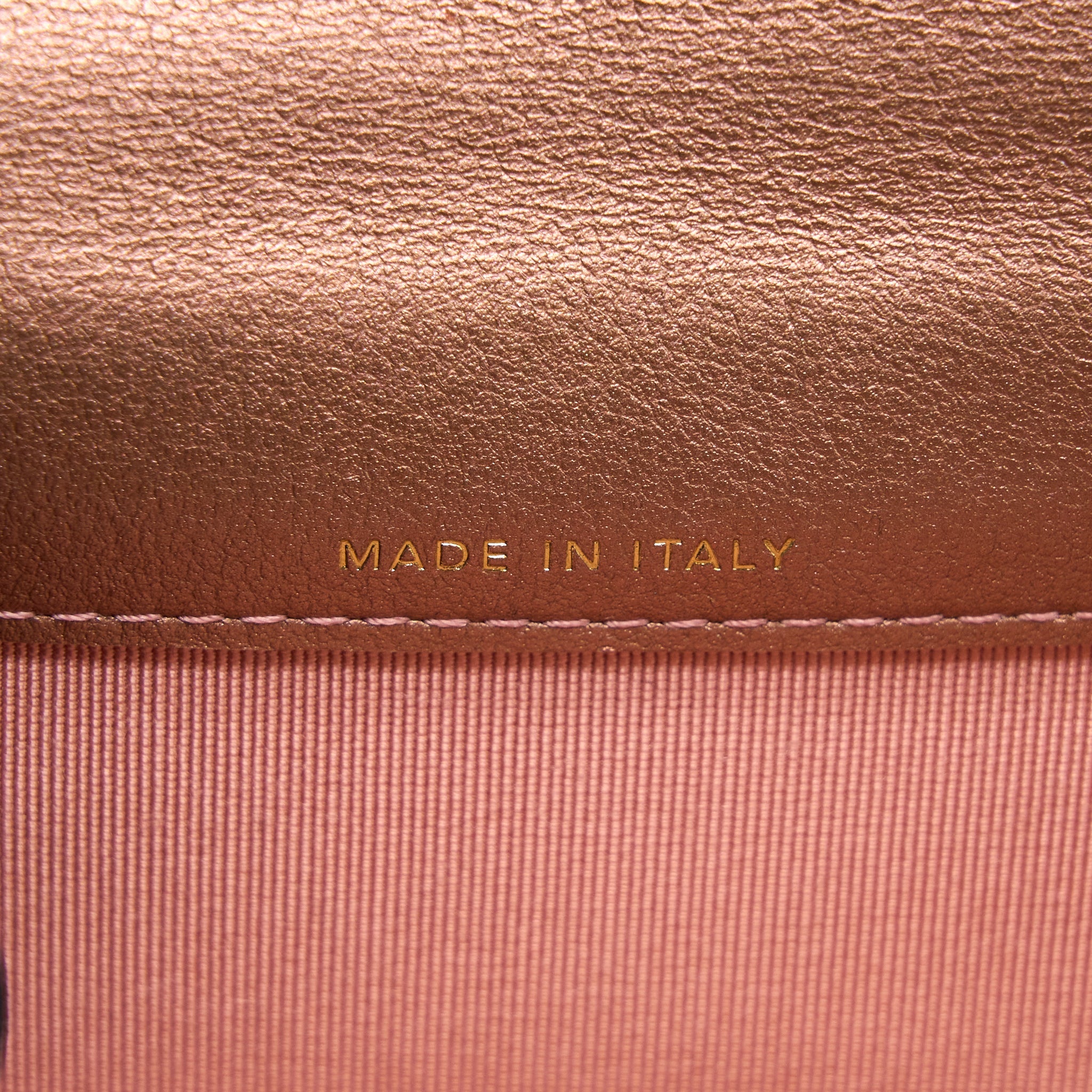 CHANEL 2.55 REISSUE FLAP CARD HOLDER METALLIC GRAINED CALFSKIN ROSE GOLD RGHW