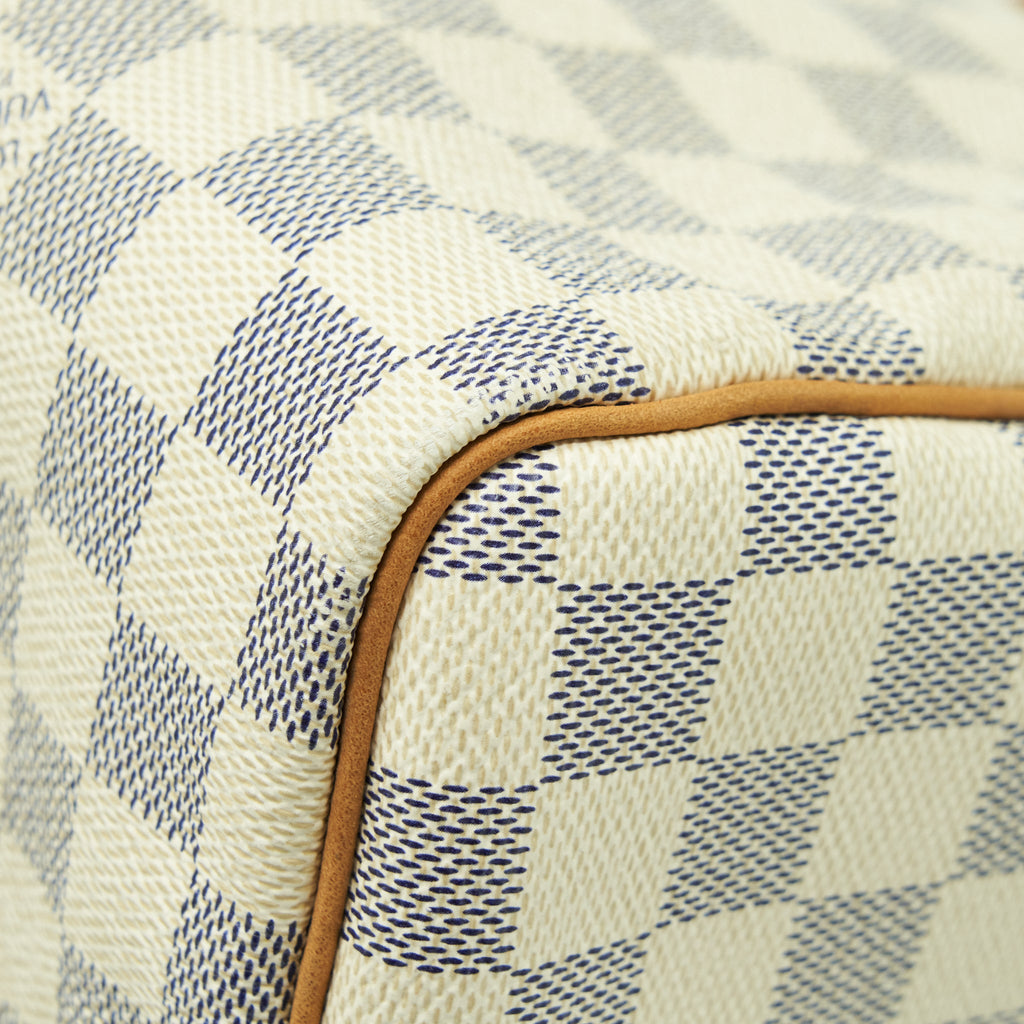 LOUIS VUITTON SPEEDY 30 DAMIER AZUR CANVAS GHW