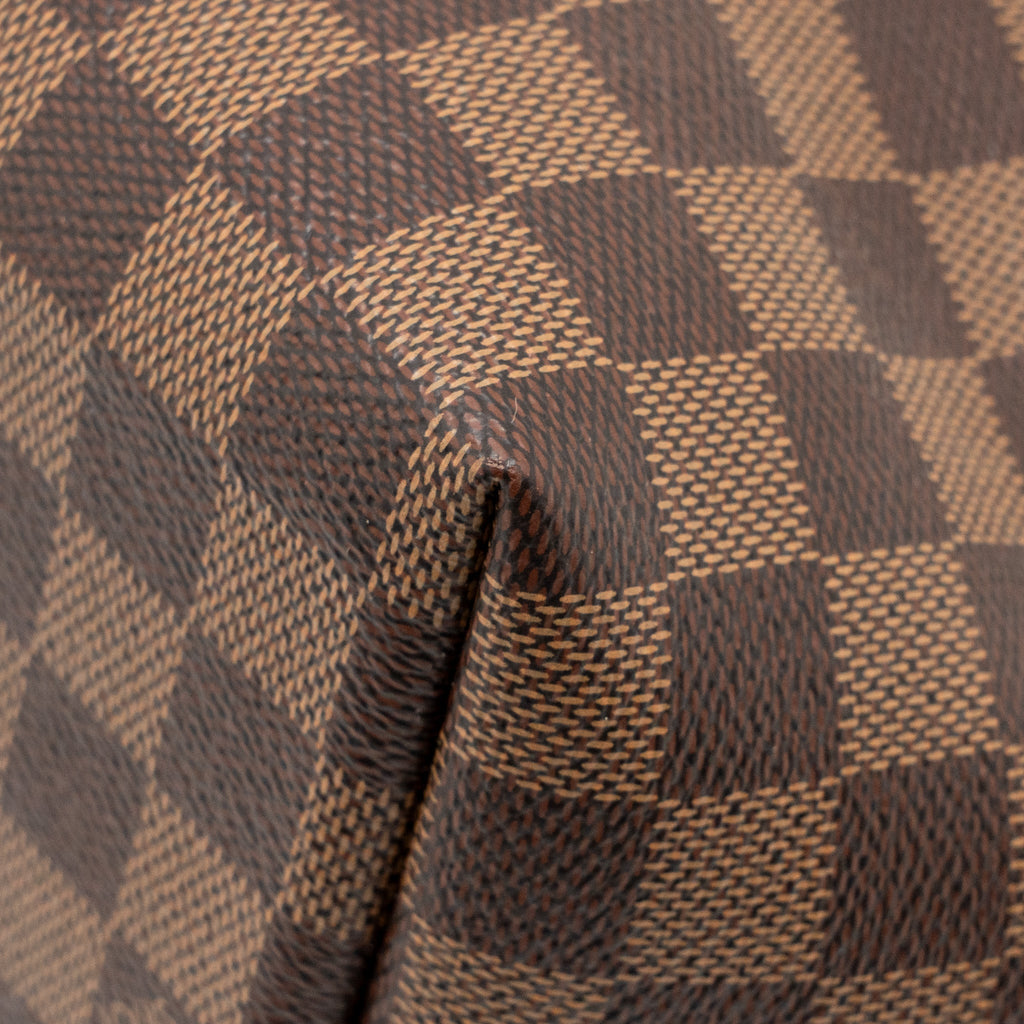 LOUIS VUITTON CLAPTON BACKPACK DAMIER EBENE CANVAS/LEATHER LIGHT PINK GHW