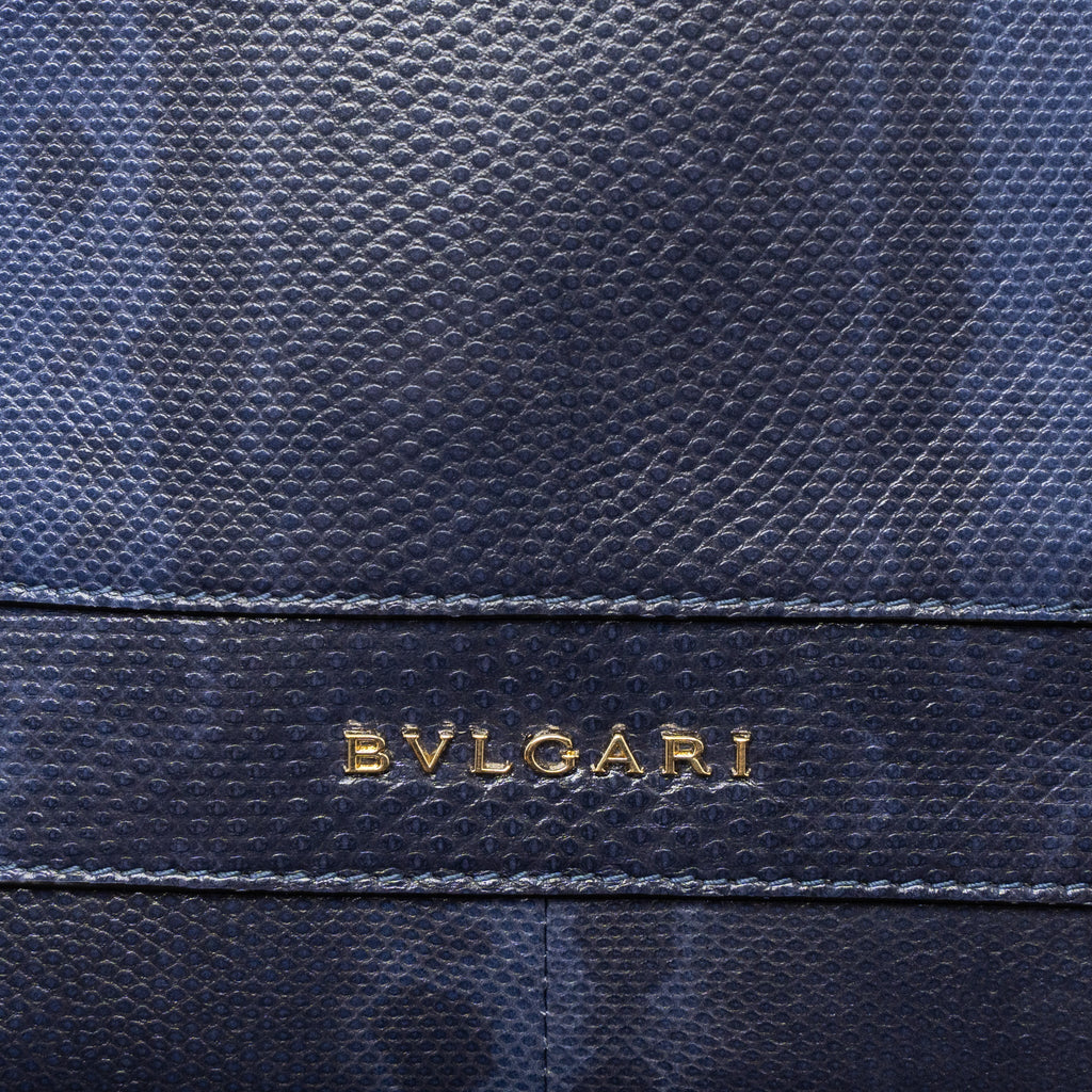BVLGARI SERPENTI SHOULDER BAG KARUNG SKIN DARK PURPLE LGHW
