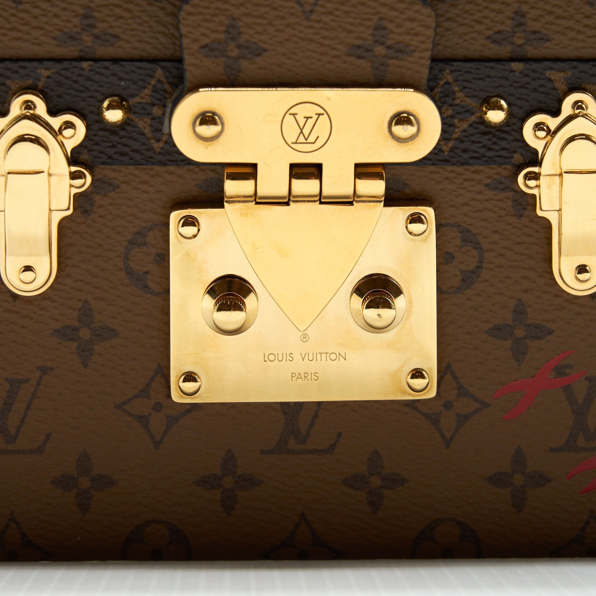 LOUIS VUITTON PETITE MALLE MONOGRAM REVERSE CANVAS