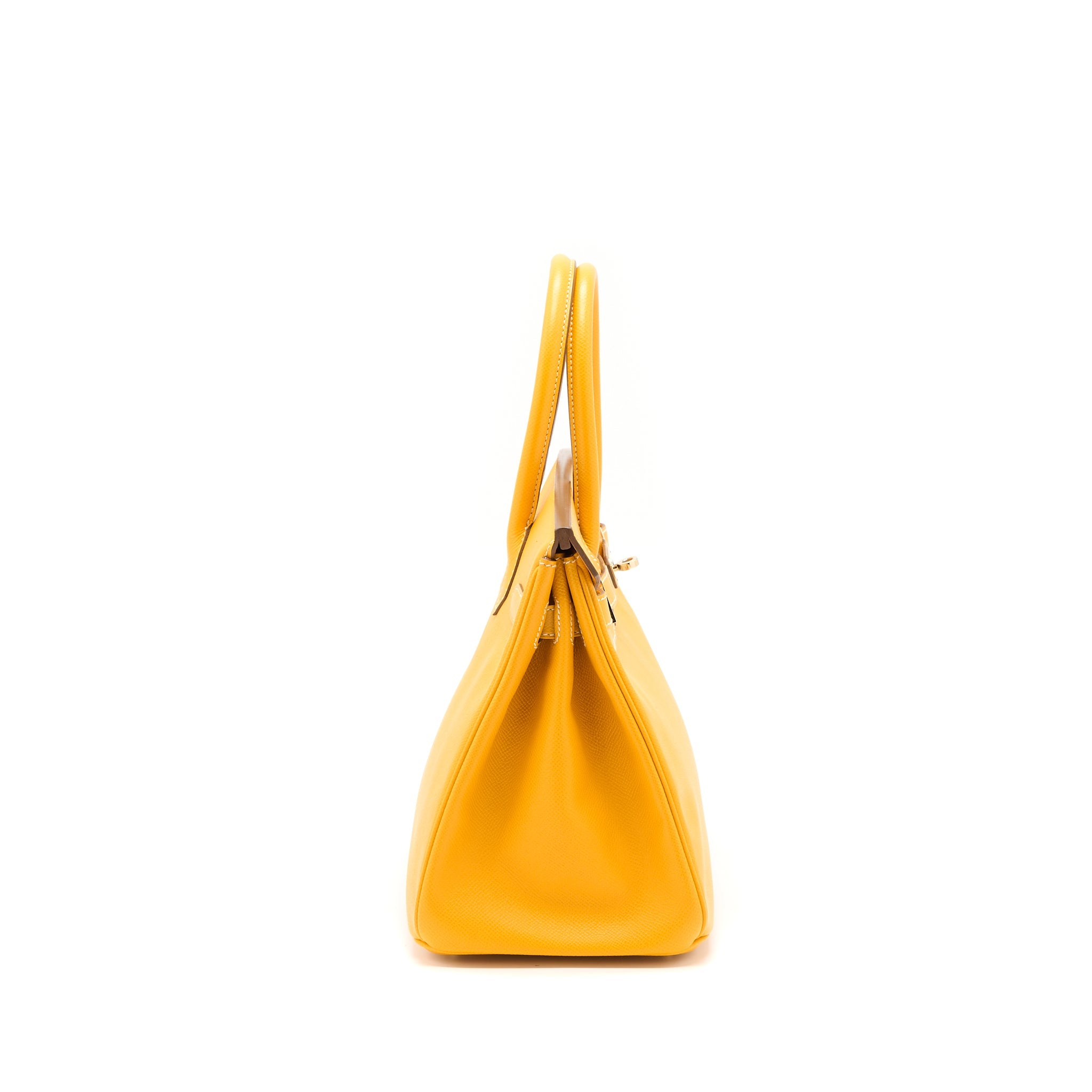 HERMES BIRKIN 30 EPSOM 9V JAUNE D’OR LGHW