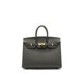 HERMES BIRKIN 25 C6 VERT DE GRIS EPSOM LEATHER GHW