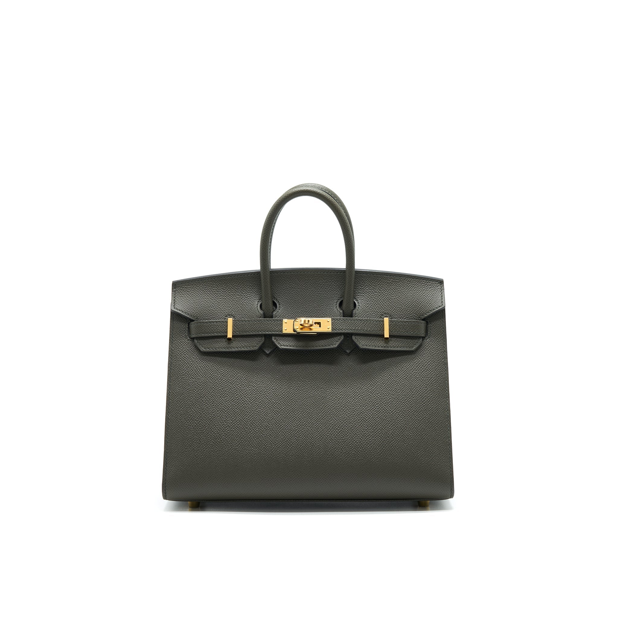 HERMES BIRKIN 25 C6 VERT DE GRIS EPSOM LEATHER GHW
