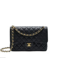 CHANEL CLASSIC JUMBO DOUBLE FLAP BAG BLACK CAVIAR GHW