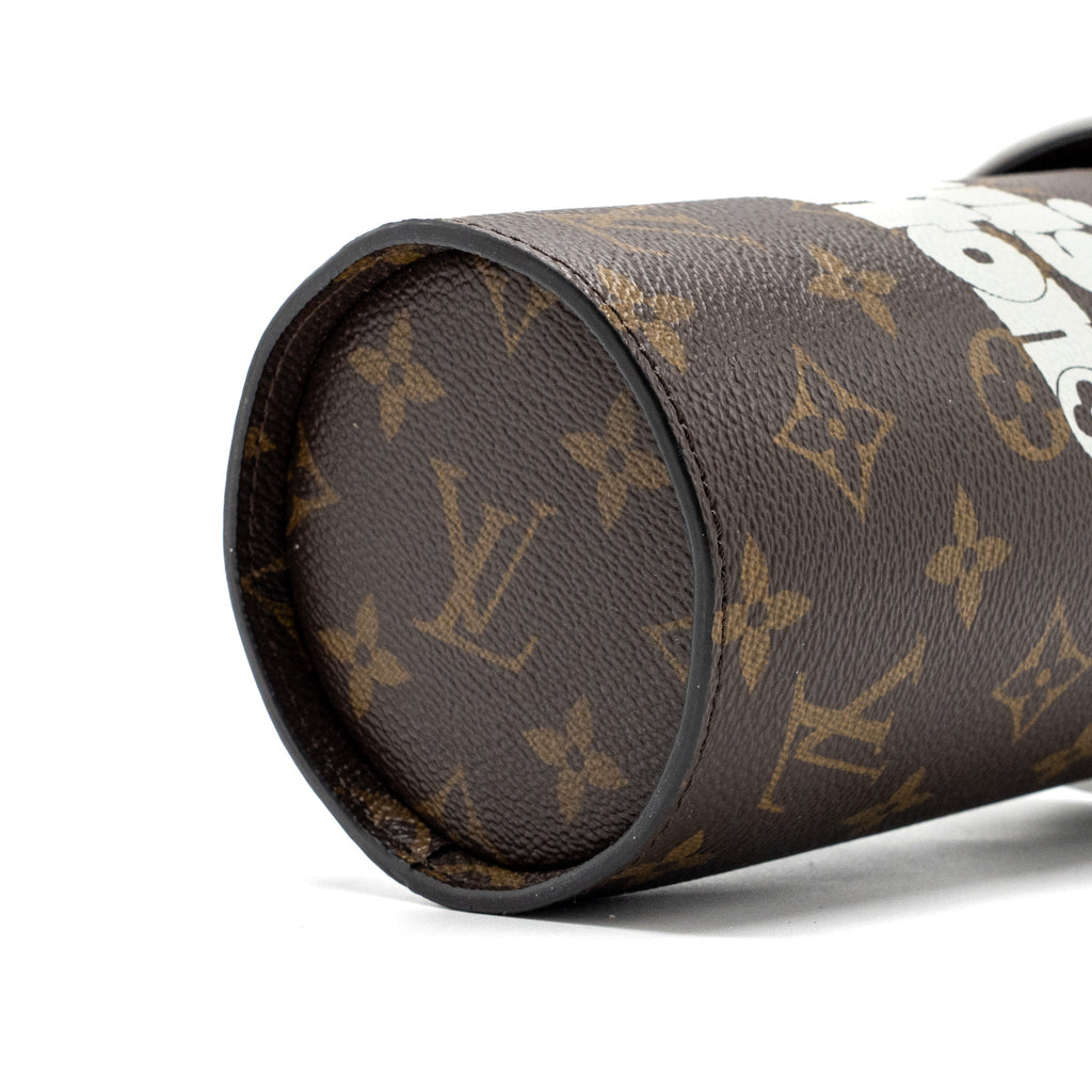 LOUIS VUITTON COFFEE CUP BAG LIMITED EDITION MONOGRAM CANVAS BROWN HARDWARE (NEW VERSION)