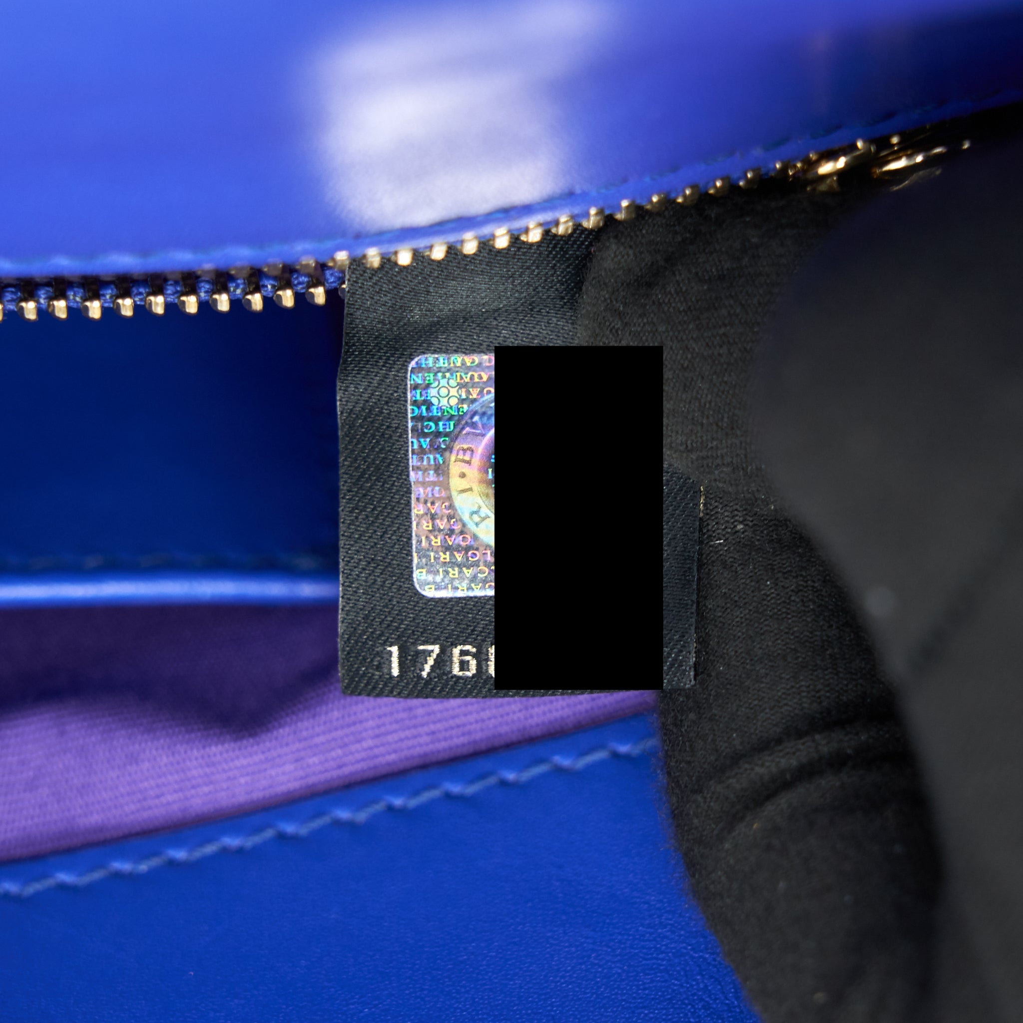 BVLGARI SERPENTI FOREVER SHOULDER BAG IN BLUE GHW