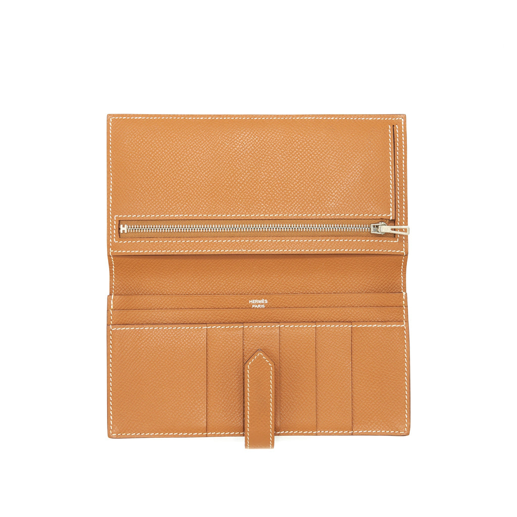 HERMES BEARN WALLET EPSOM GOLD SHW